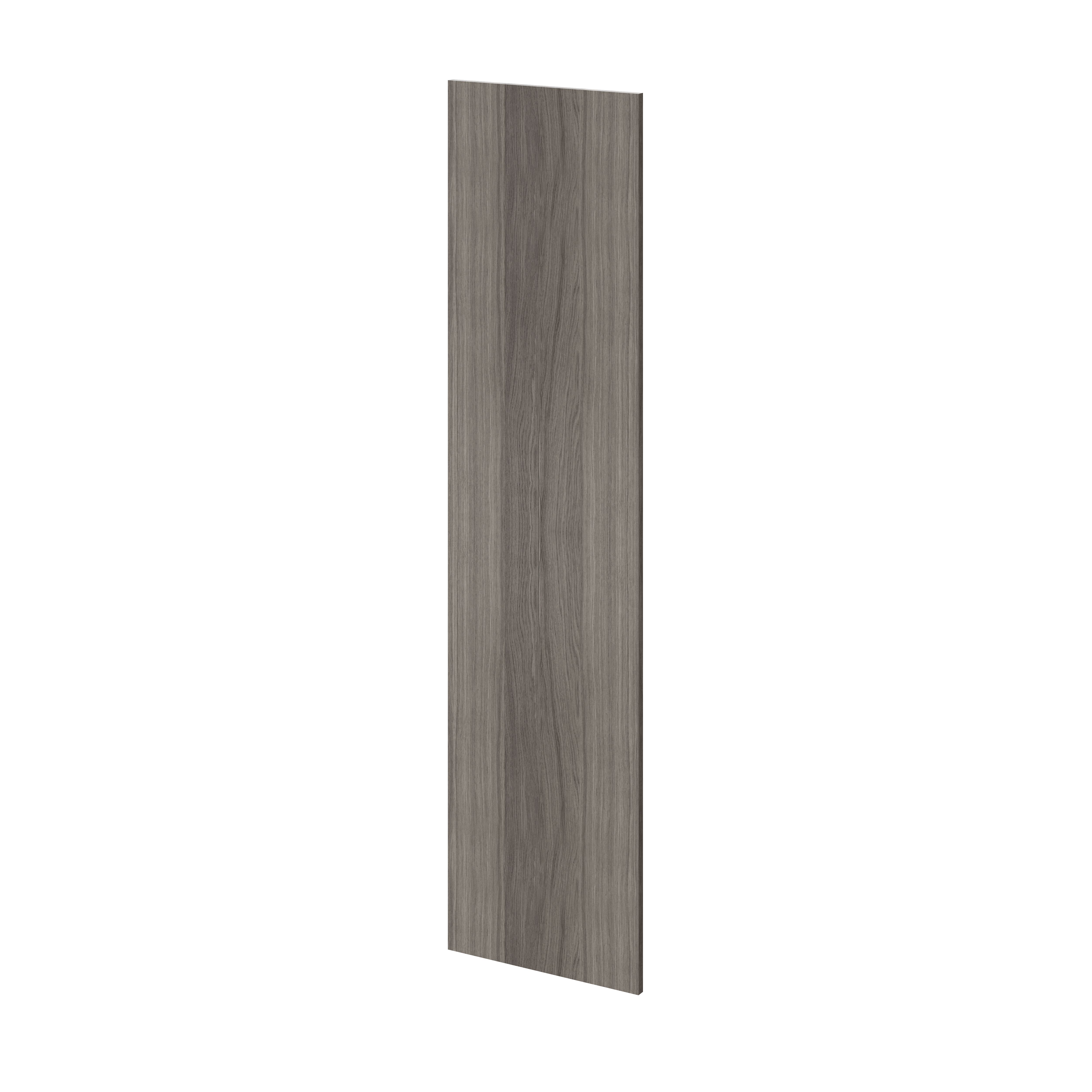 GoodHome Atomia Matt Grey oak effect Non-mirrored Modular furniture door, (H) 1497mm (W) 372mm