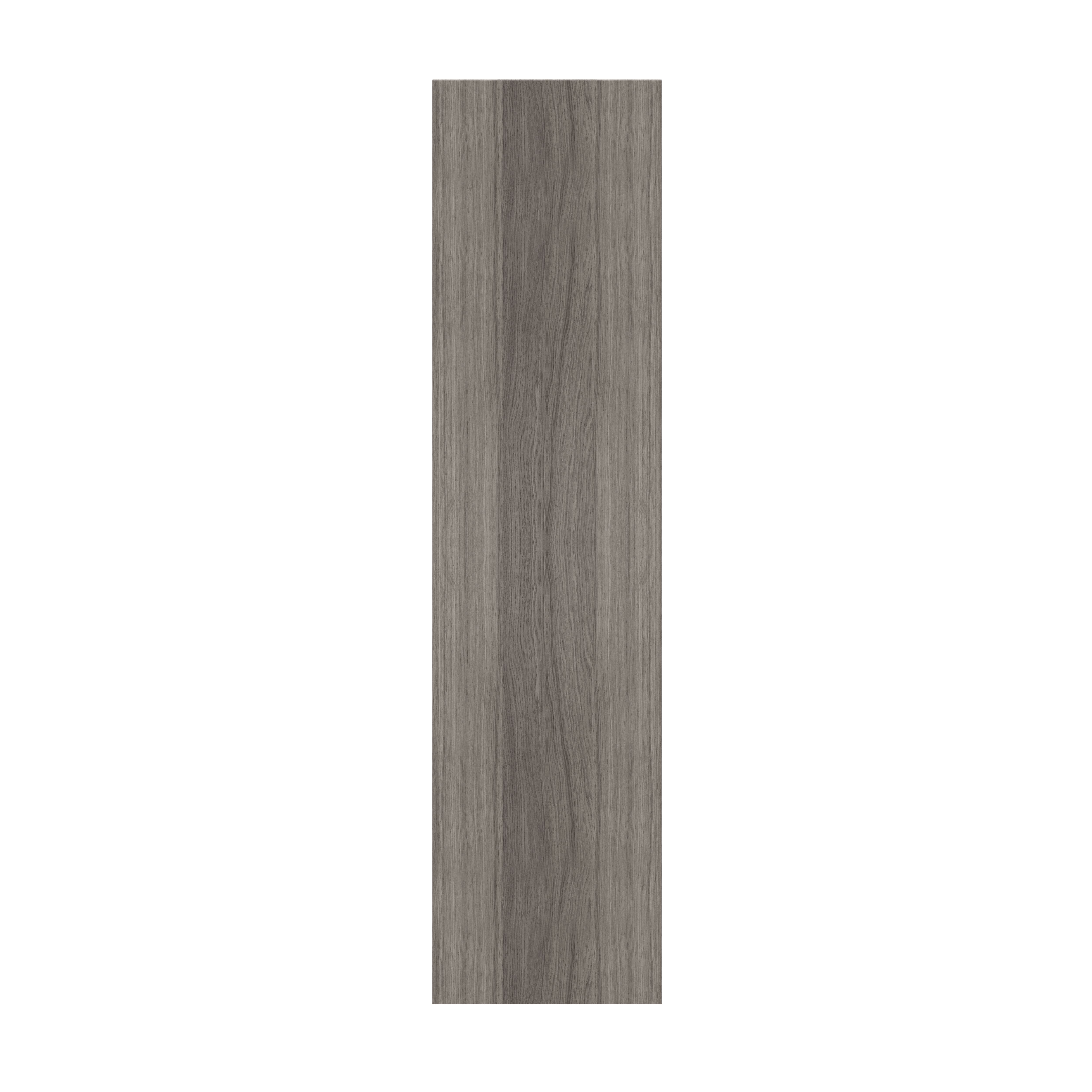GoodHome Atomia Matt Grey oak effect Non-mirrored Modular furniture door, (H) 1497mm (W) 372mm