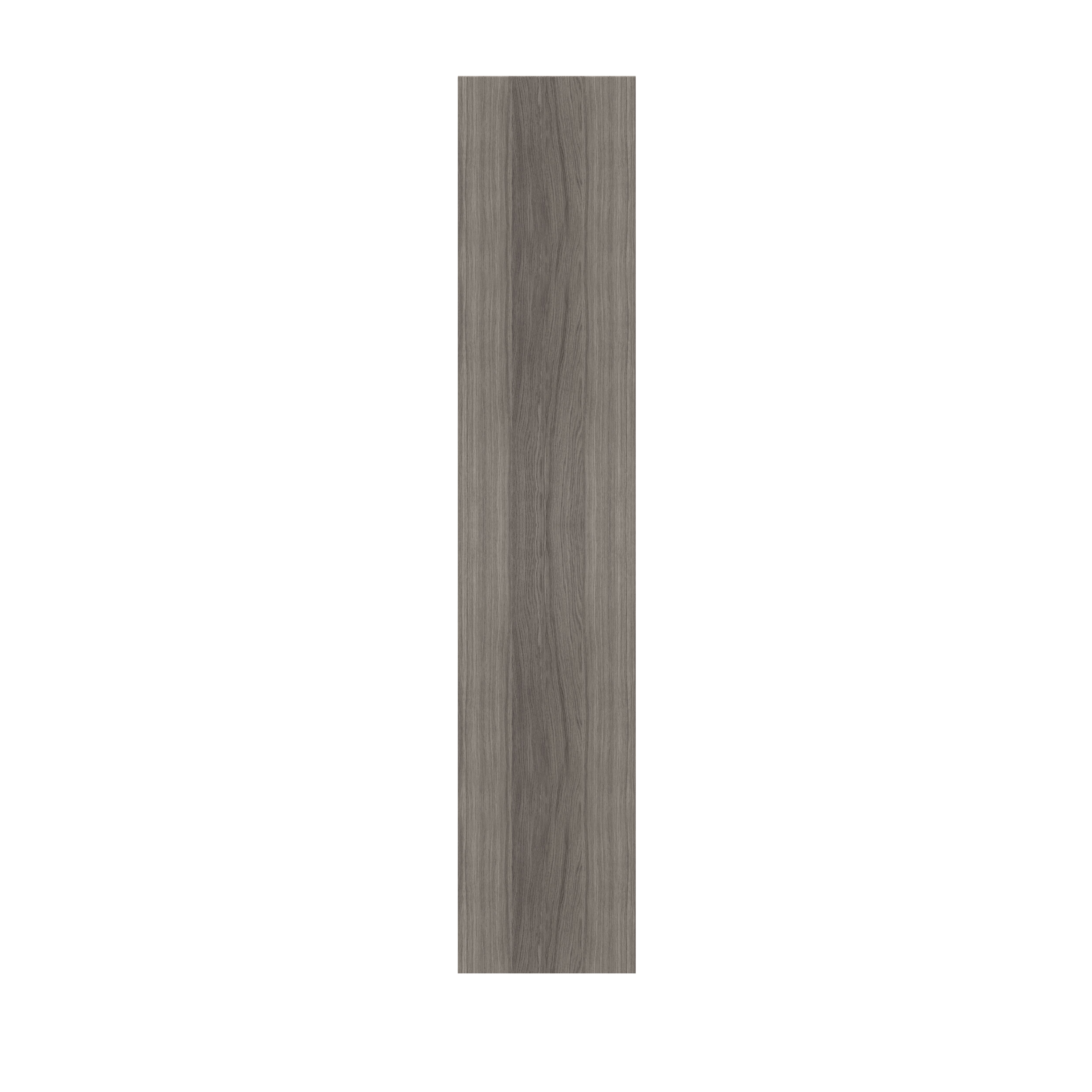 GoodHome Atomia Matt Grey oak effect Non-mirrored Modular furniture door, (H) 1872mm (W) 372mm
