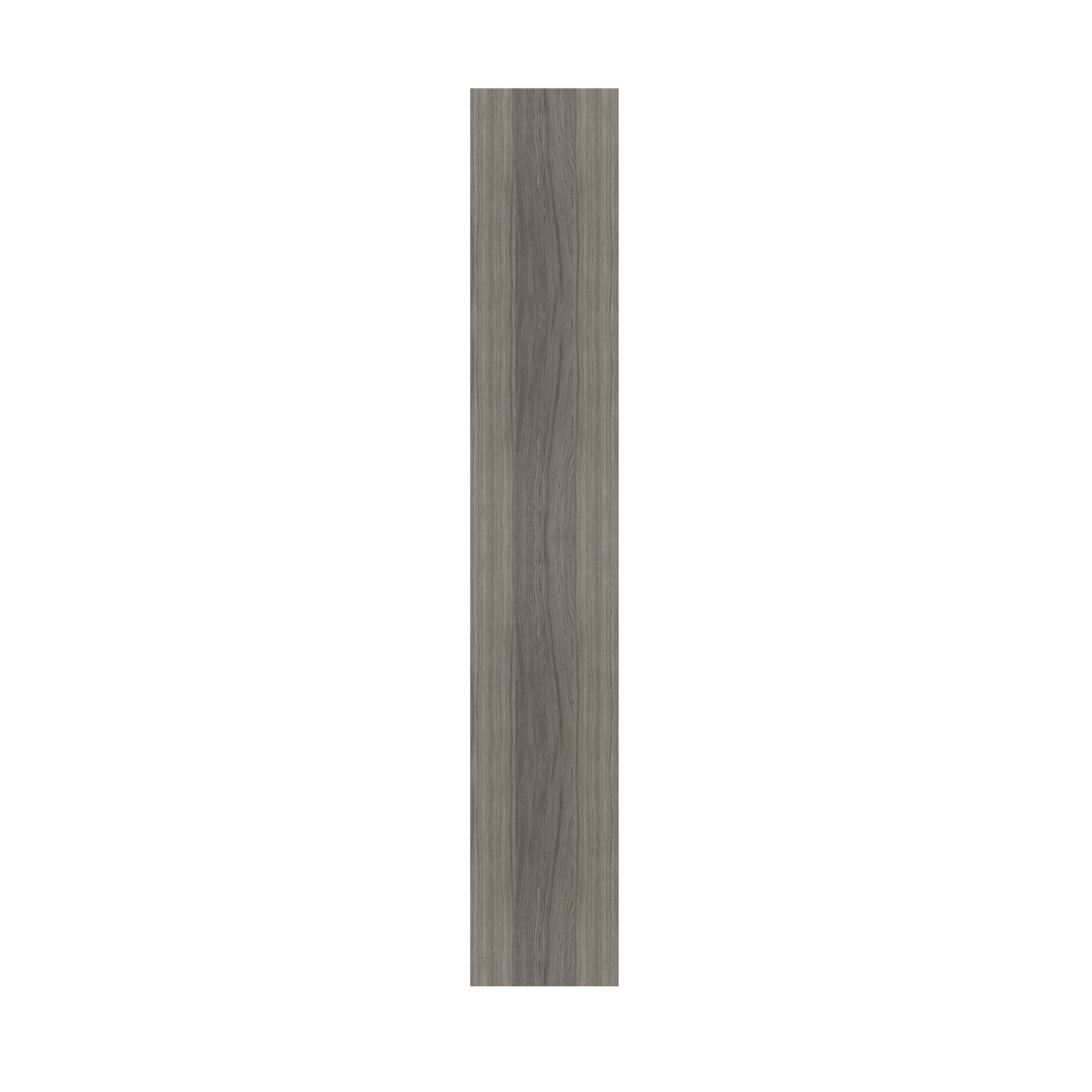 GoodHome Atomia Matt Grey oak effect Non-mirrored Modular furniture door, (H) 2247mm (W) 372mm