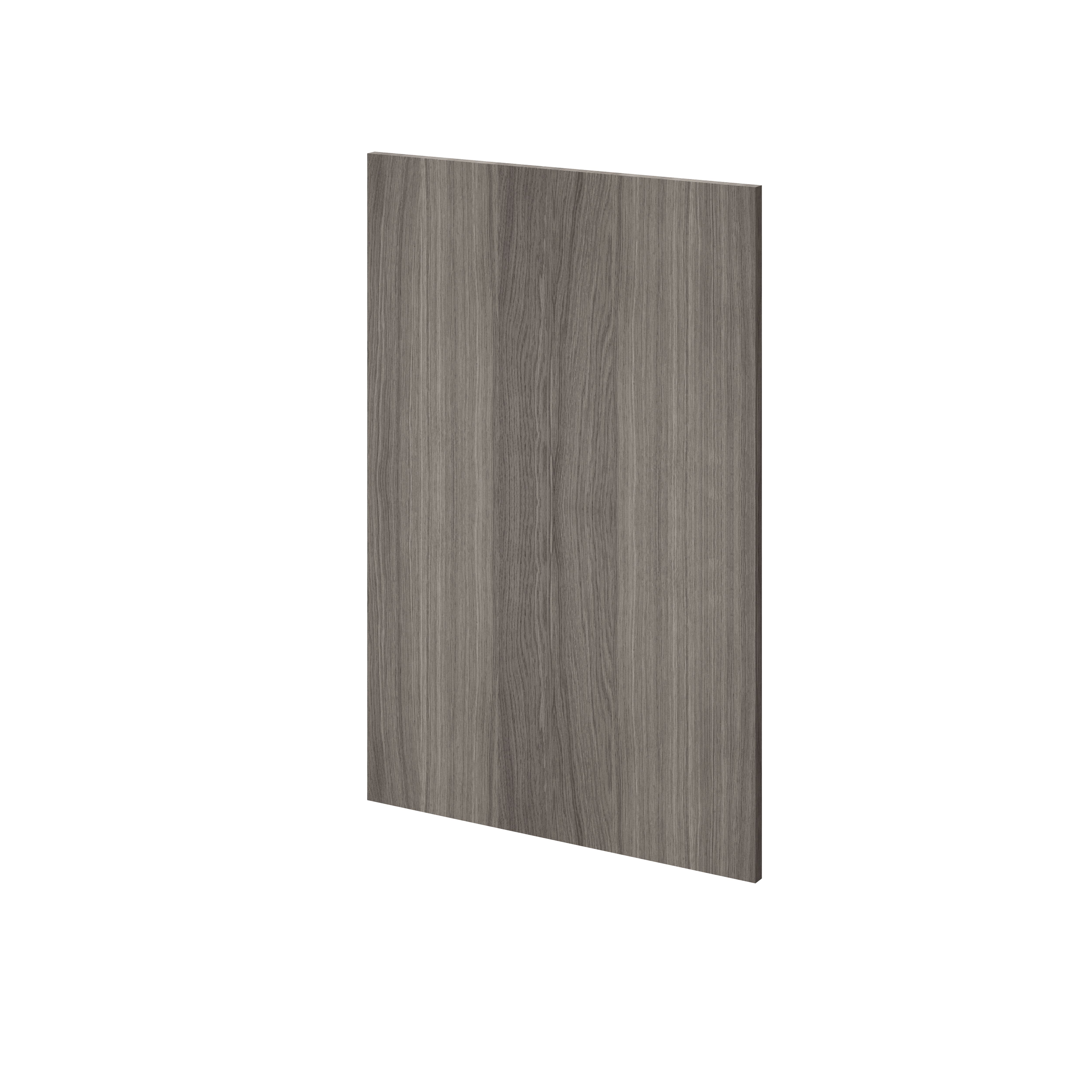 GoodHome Atomia Matt Grey oak effect Non-mirrored Modular furniture door, (H) 747mm (W) 497mm