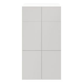 GoodHome Atomia Matt grey Particle board Office & living storage (H)1875mm (W)1000mm (D)470mm