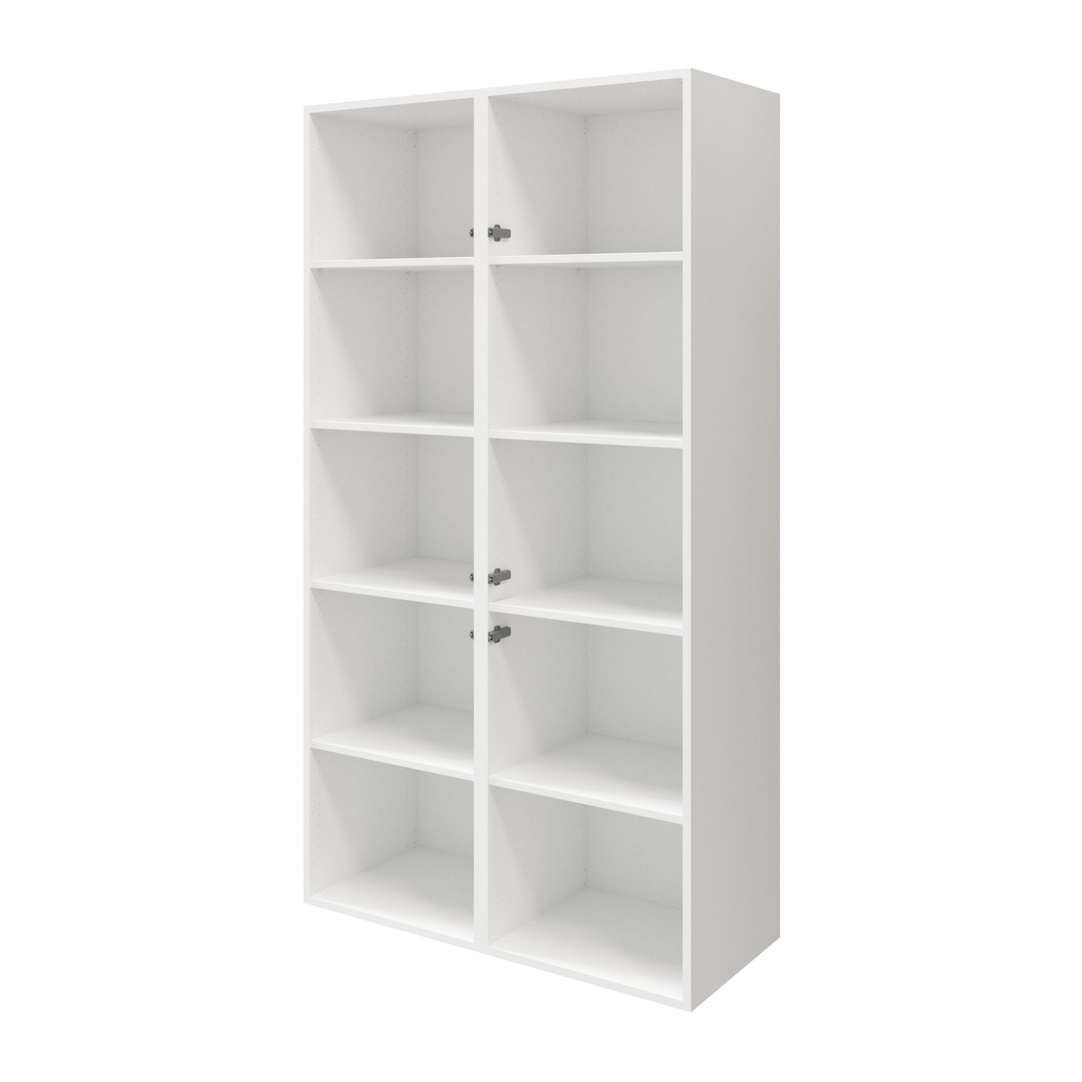 GoodHome Atomia Matt grey Particle board Office & living storage (H)1875mm (W)1000mm (D)470mm