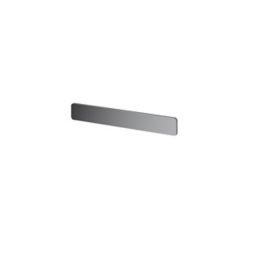 GoodHome Atomia Matt Grey Powder-coated Front Doors & drawers Handle (L)165mm, Pack of 2