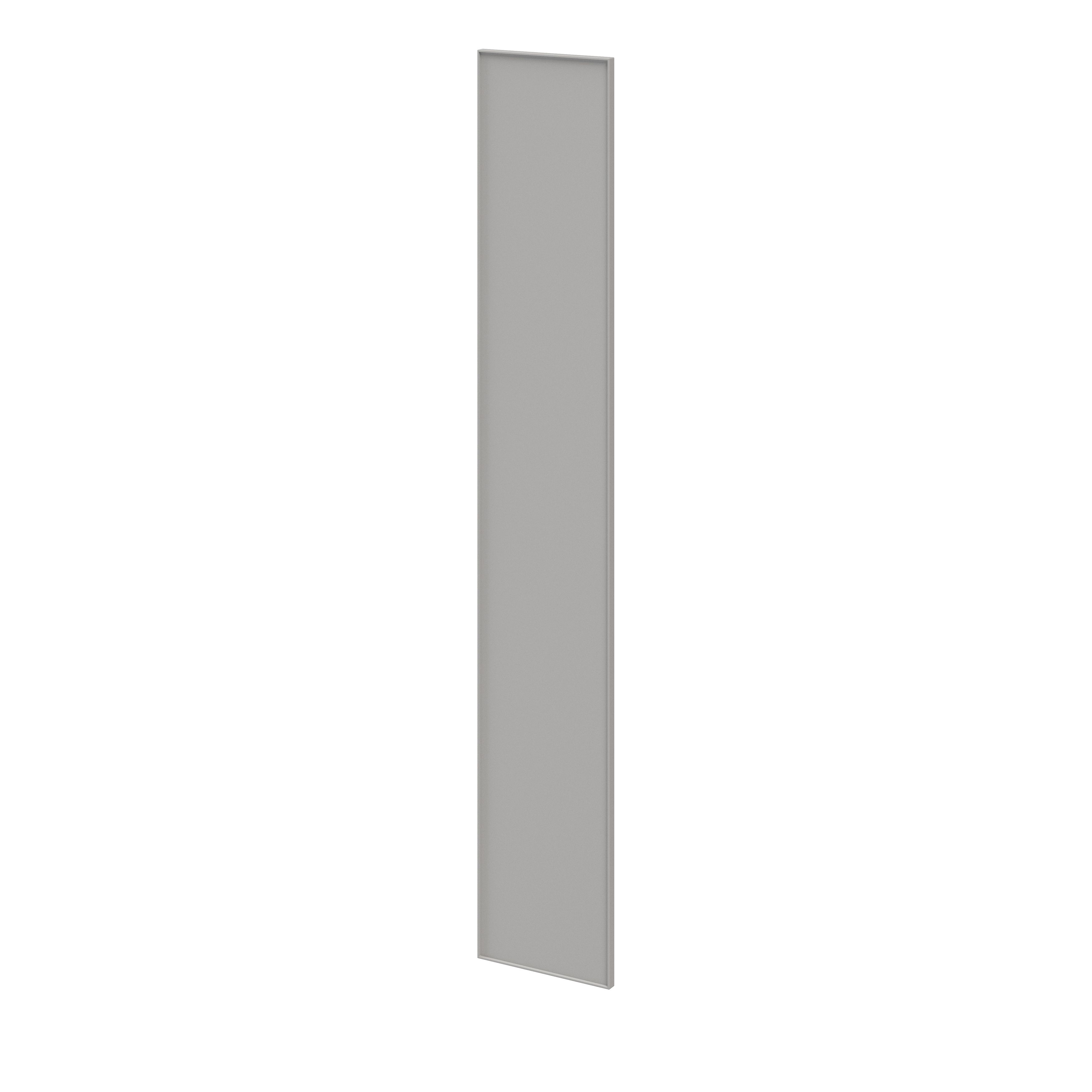 GoodHome Atomia Matt Light grey Modular furniture door, (H) 2247mm (W) 372mm
