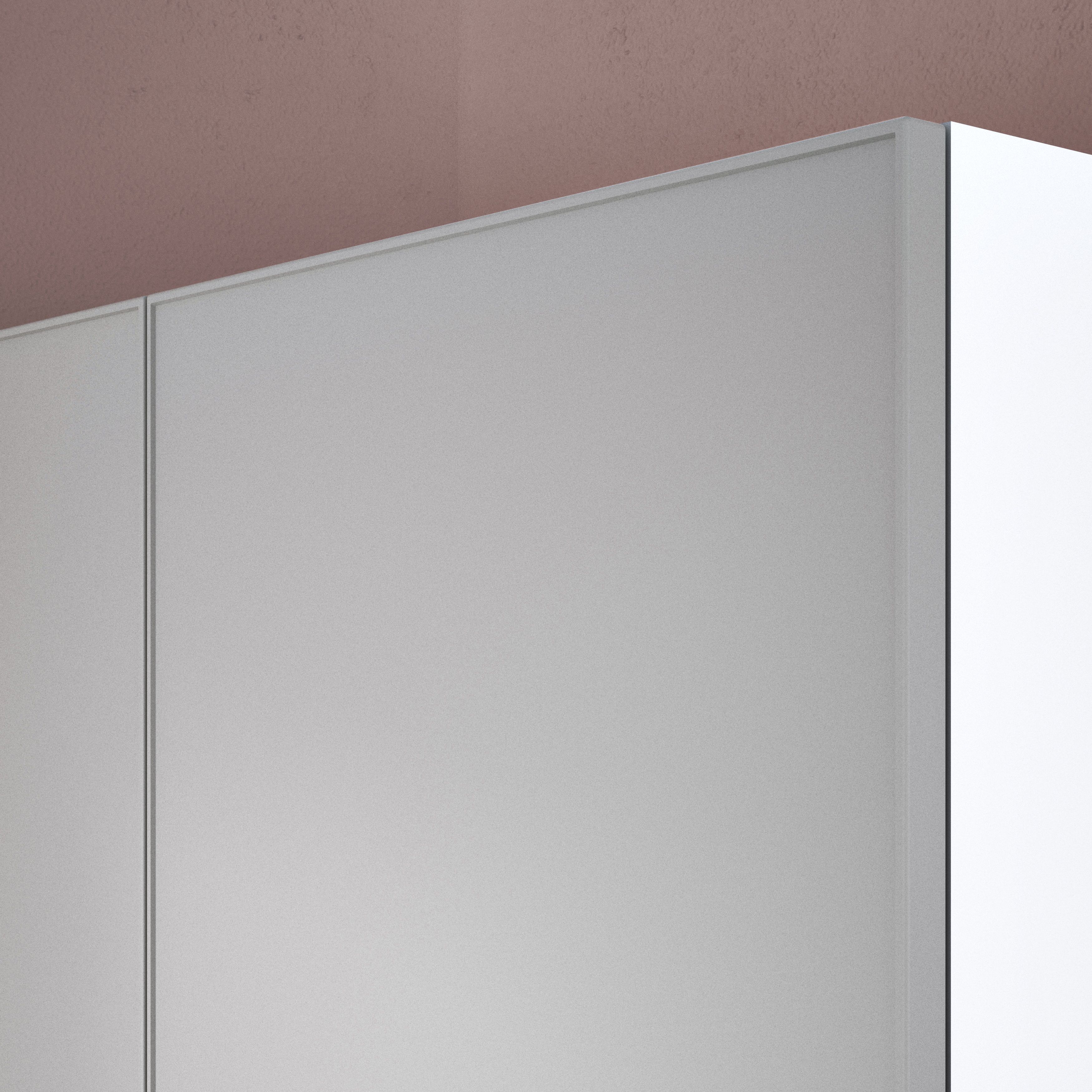 GoodHome Atomia Matt Light grey Non-mirrored Modular furniture door, (H) 2247mm (W) 497mm