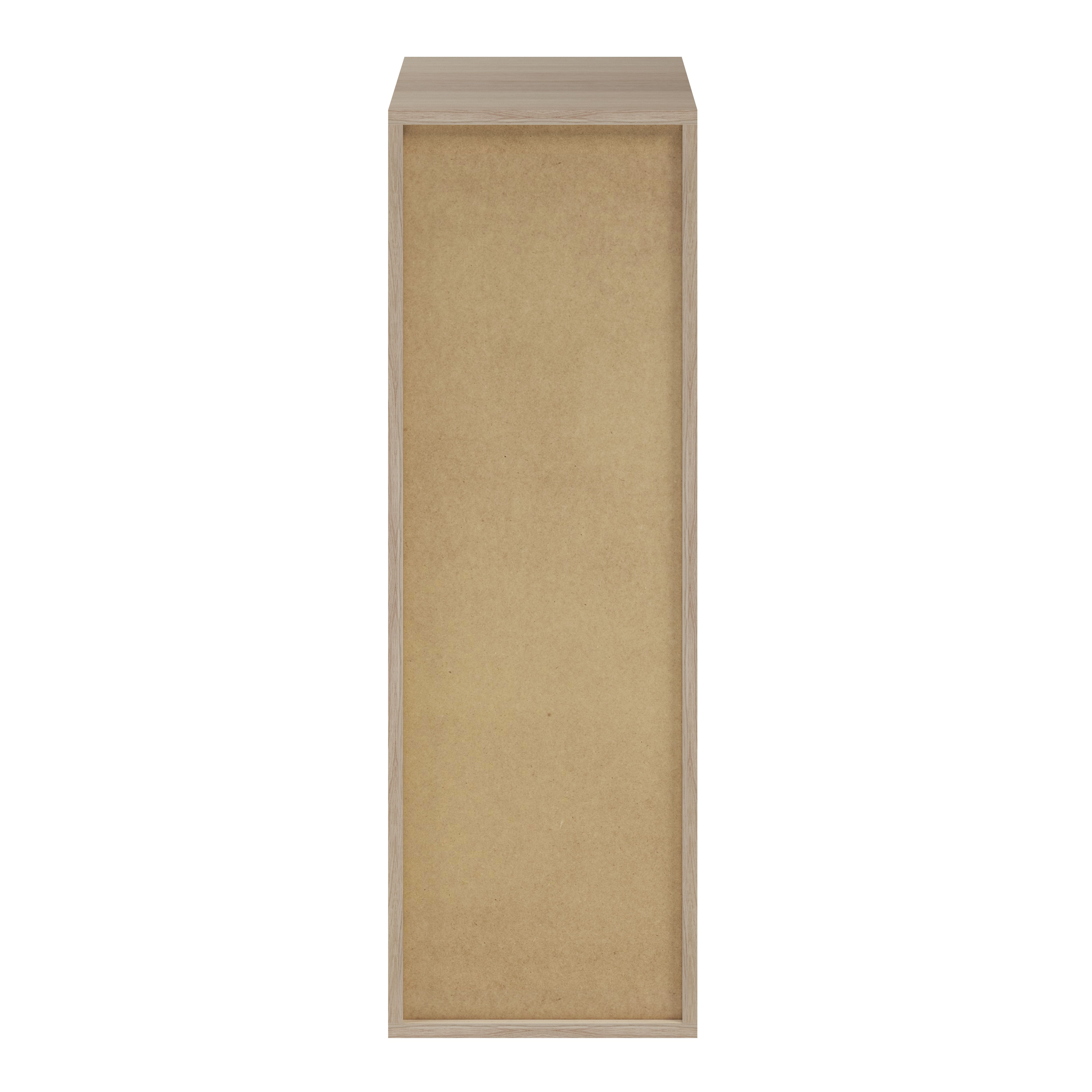 GoodHome Atomia Matt Oak effect Modular furniture cabinet, (H)1125mm (W)375mm (D)450mm