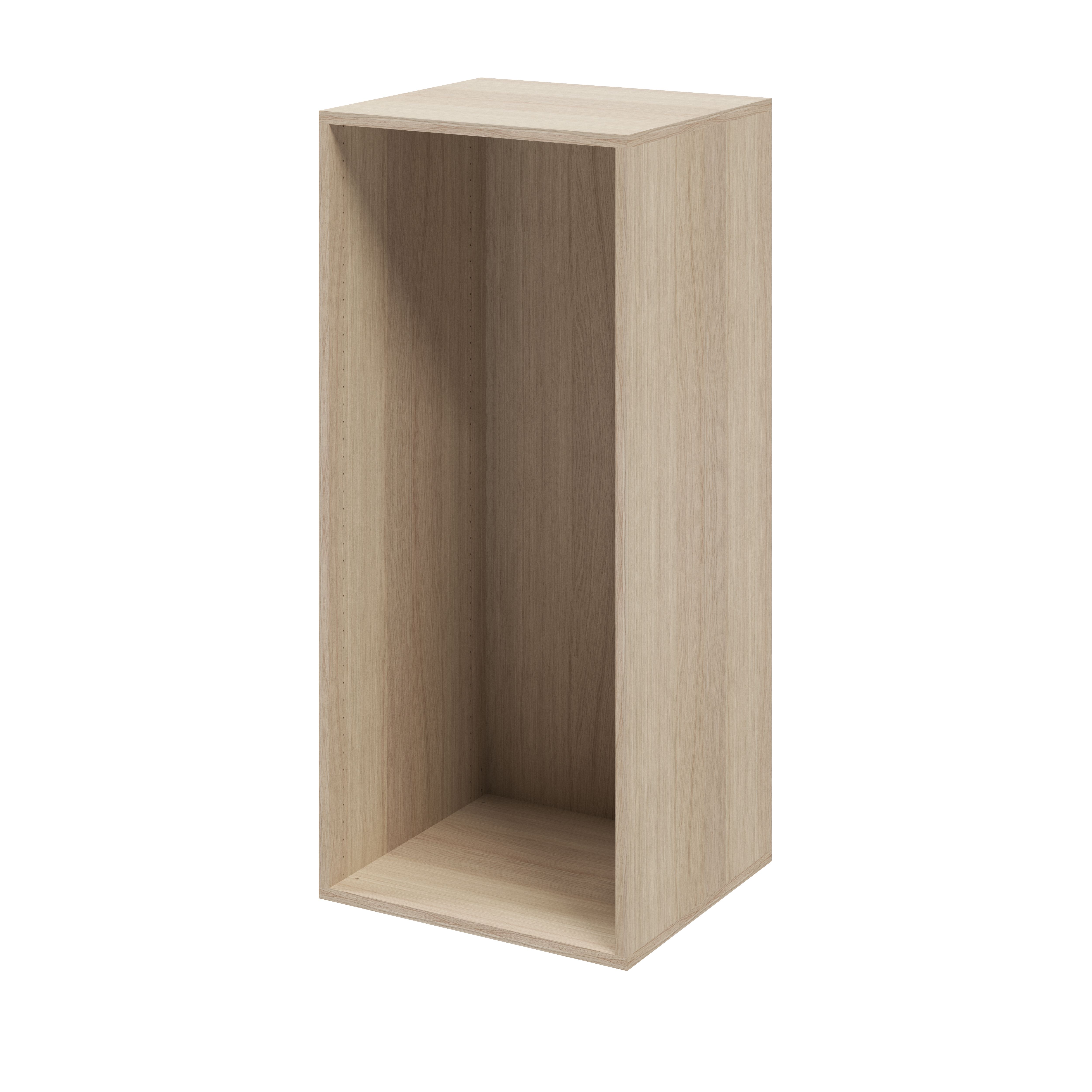 GoodHome Atomia Matt Oak effect Modular furniture cabinet, (H)1125mm (W ...