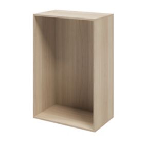 GoodHome Atomia Matt Oak effect Modular furniture cabinet, (H)1125mm (W)750mm (D)450mm