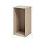 GoodHome Atomia Matt Oak effect Modular furniture cabinet, (H)750mm (W)375mm (D)350mm