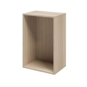 GoodHome Atomia Matt Oak effect Modular furniture cabinet, (H)750mm (W)500mm (D)350mm