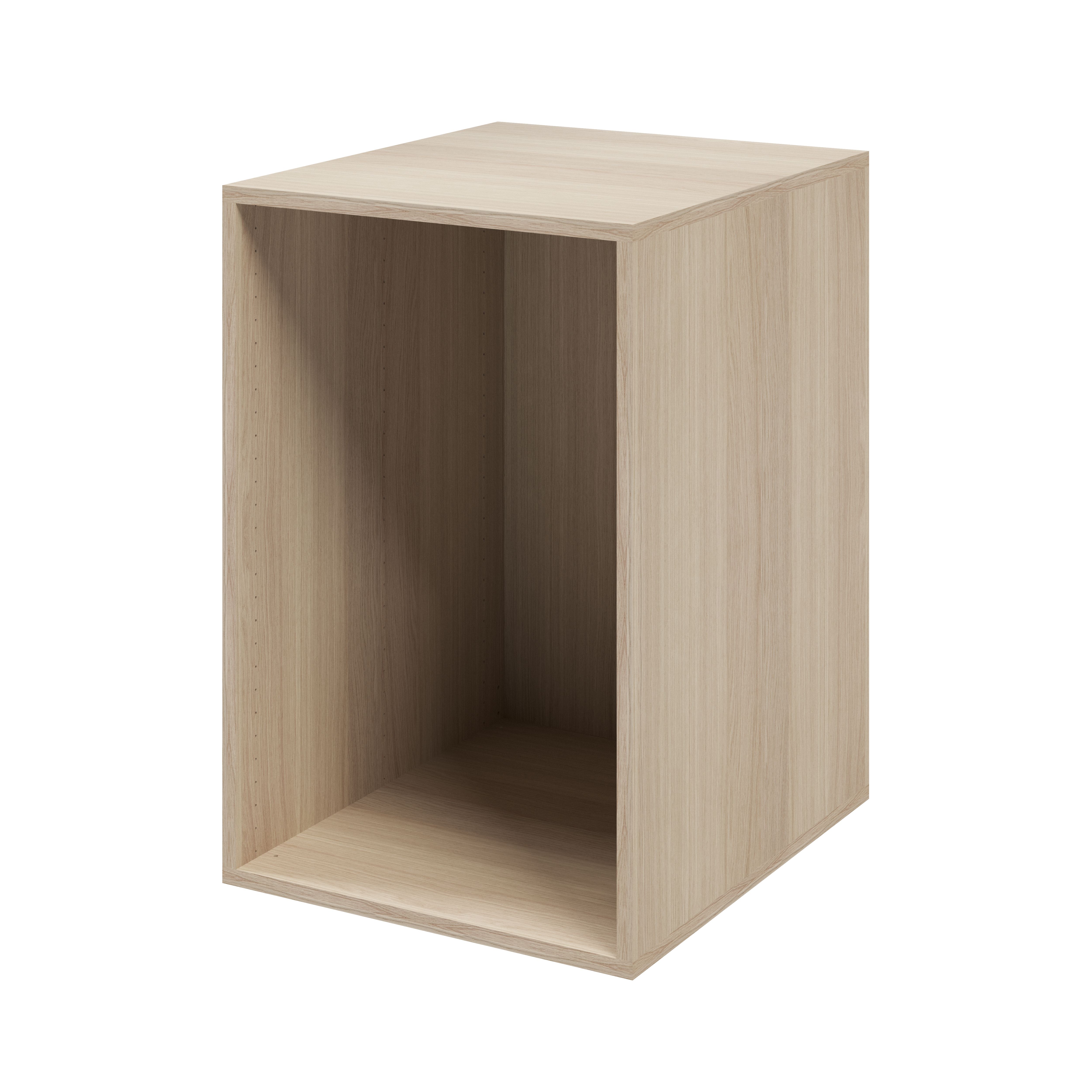 GoodHome Atomia Matt Oak effect Modular furniture cabinet, (H)750mm (W)500mm (D)580mm