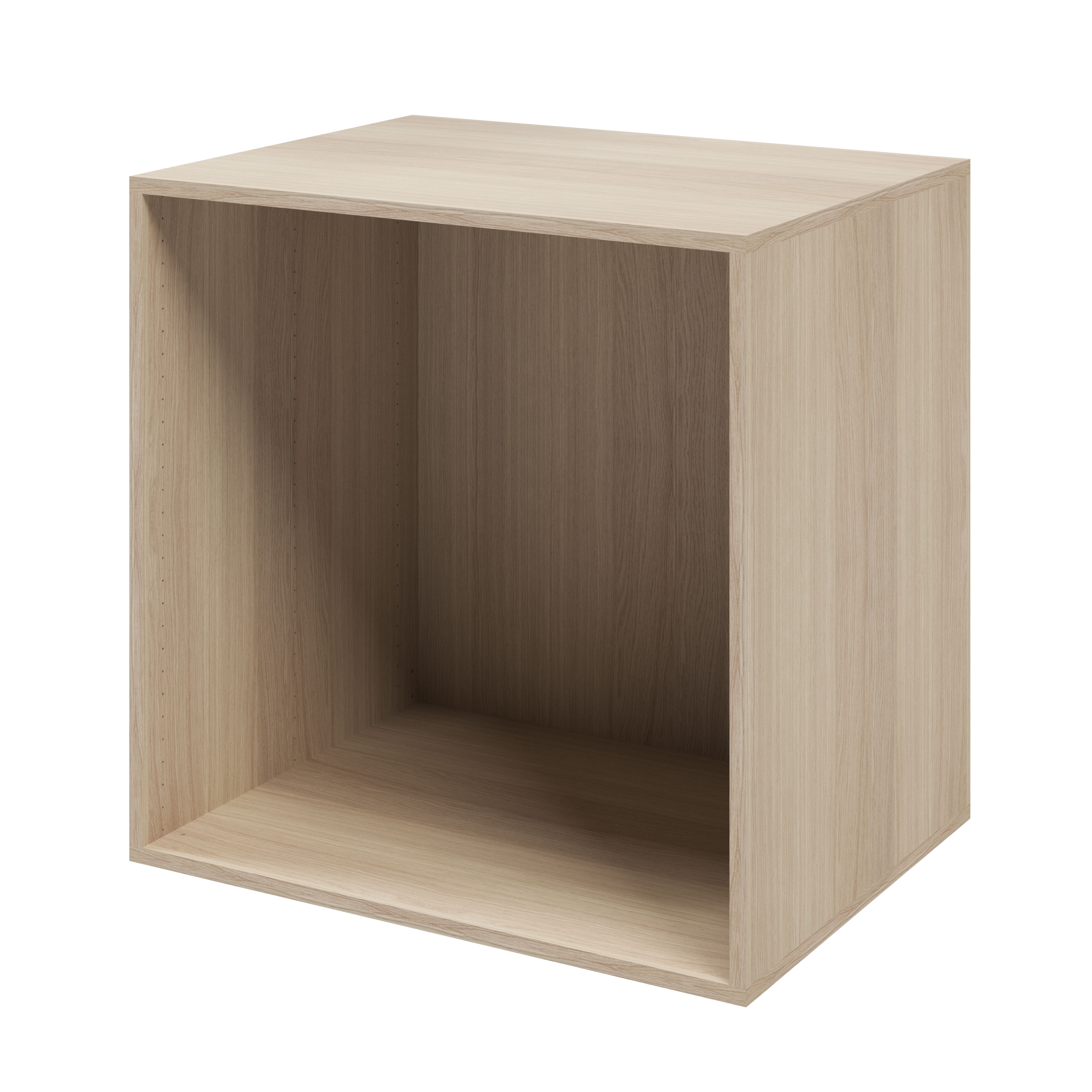 GoodHome Atomia Matt Oak effect Modular furniture cabinet, (H)750mm (W ...