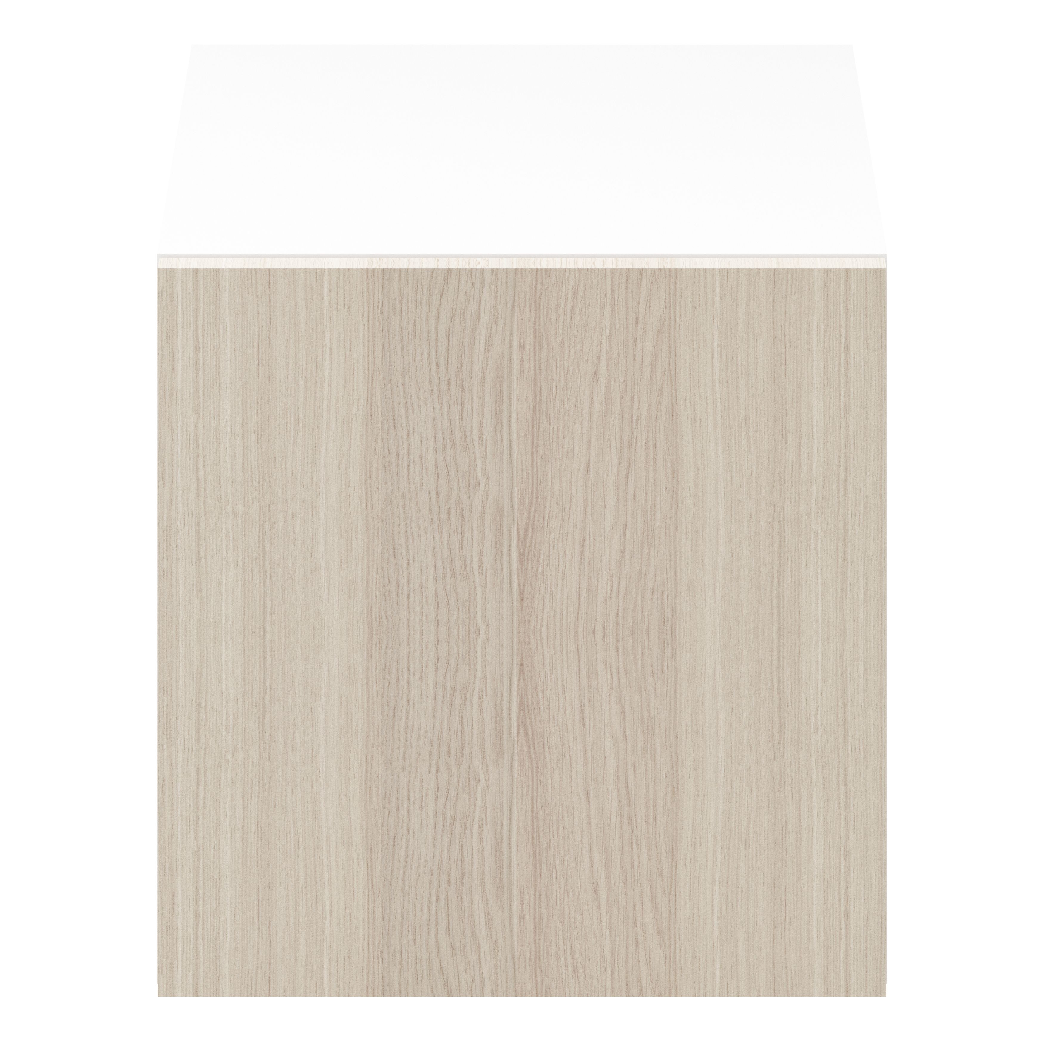 GoodHome Atomia Matt Oak effect Modular furniture door, (H) 372mm (W) 372mm