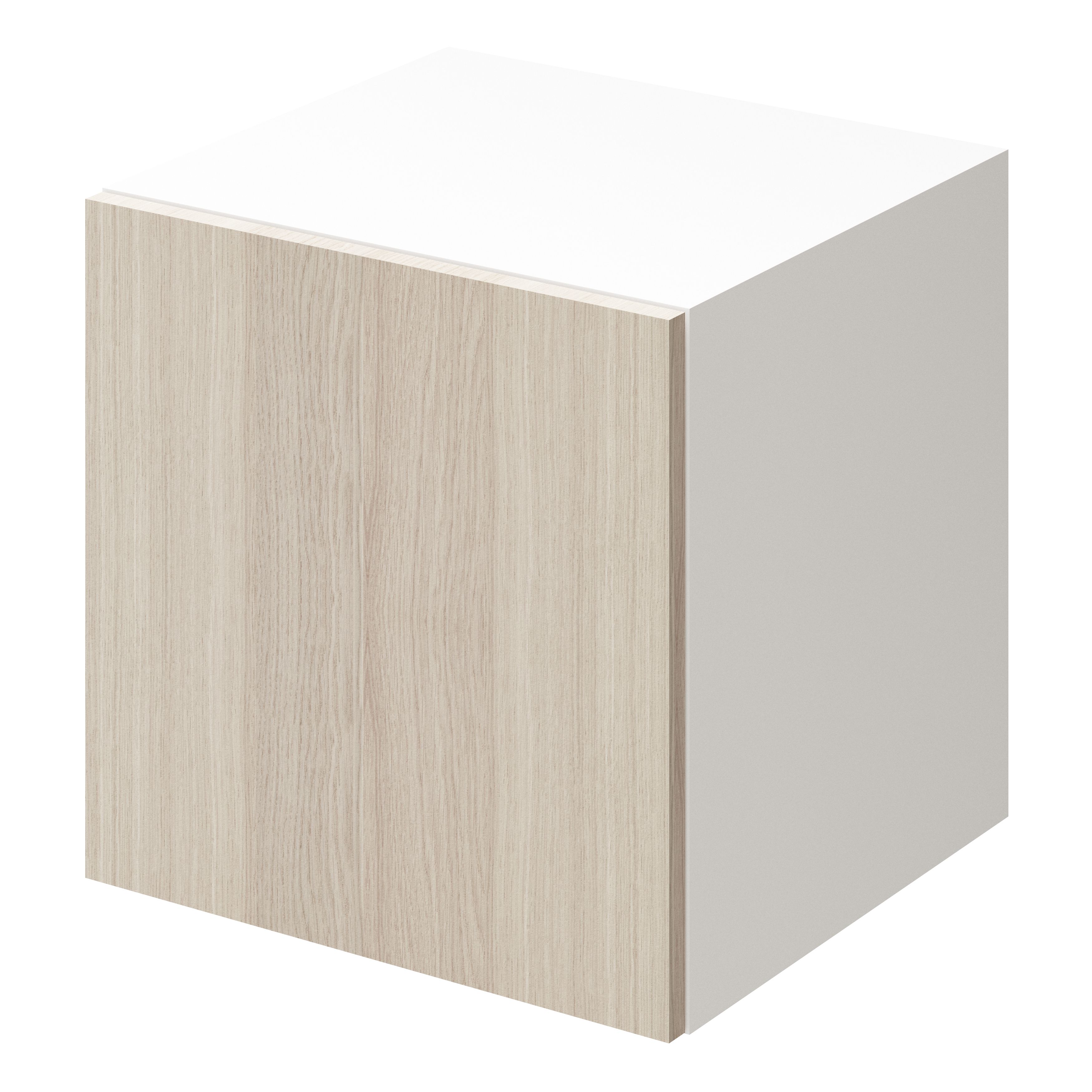 GoodHome Atomia Matt Oak effect Modular furniture door, (H) 372mm (W) 372mm