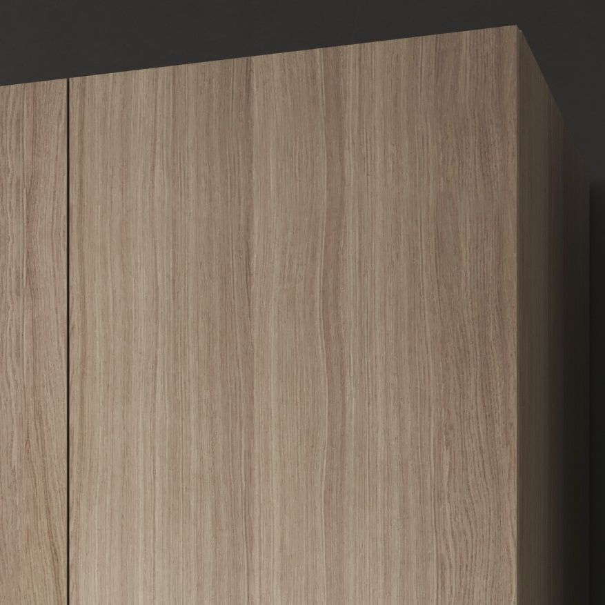 GoodHome Atomia Matt Oak effect Non-mirrored Modular furniture door, (H) 2247mm (W) 372mm