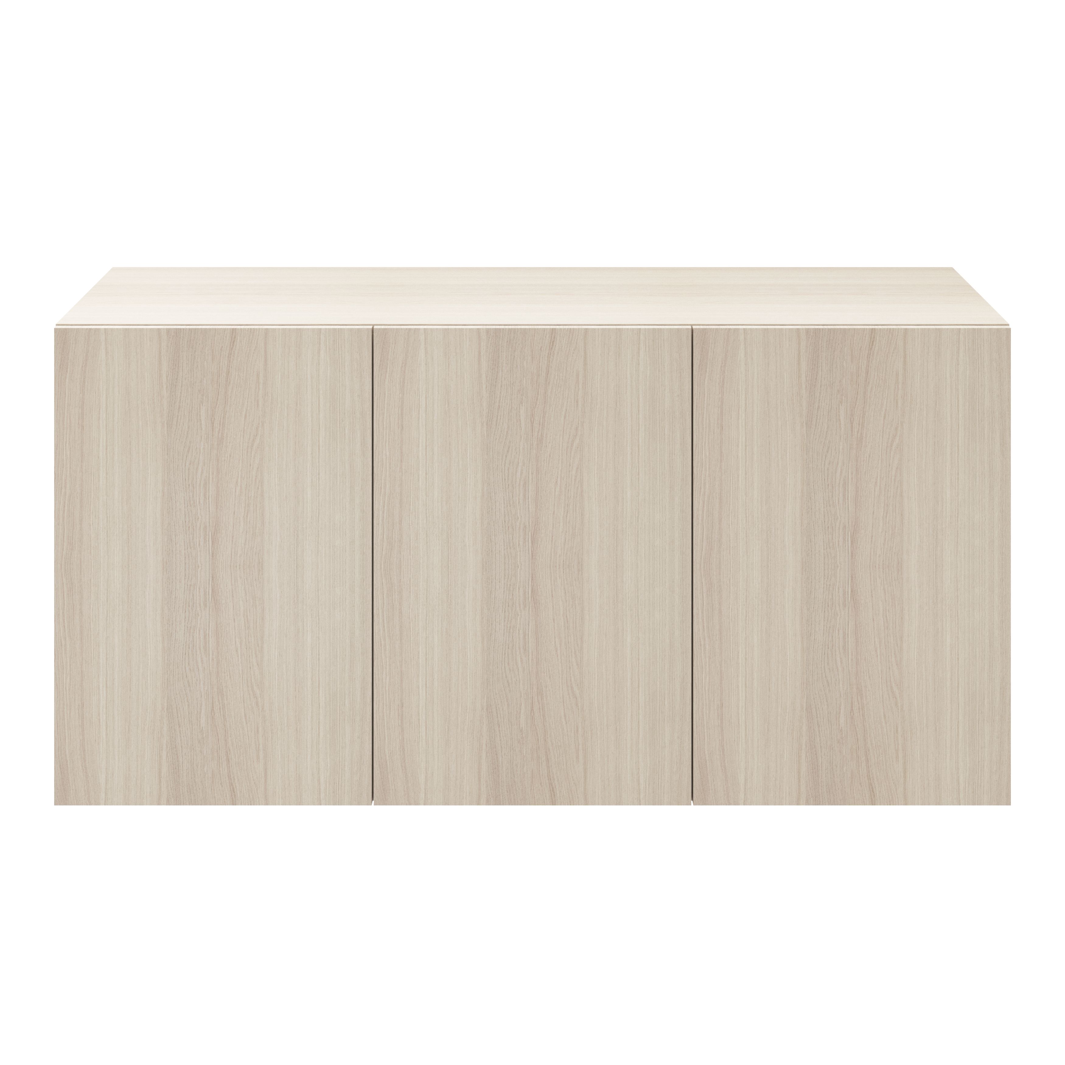 GoodHome Atomia Matt Oak effect Non-mirrored Modular furniture door, (H) 747mm (W) 497mm
