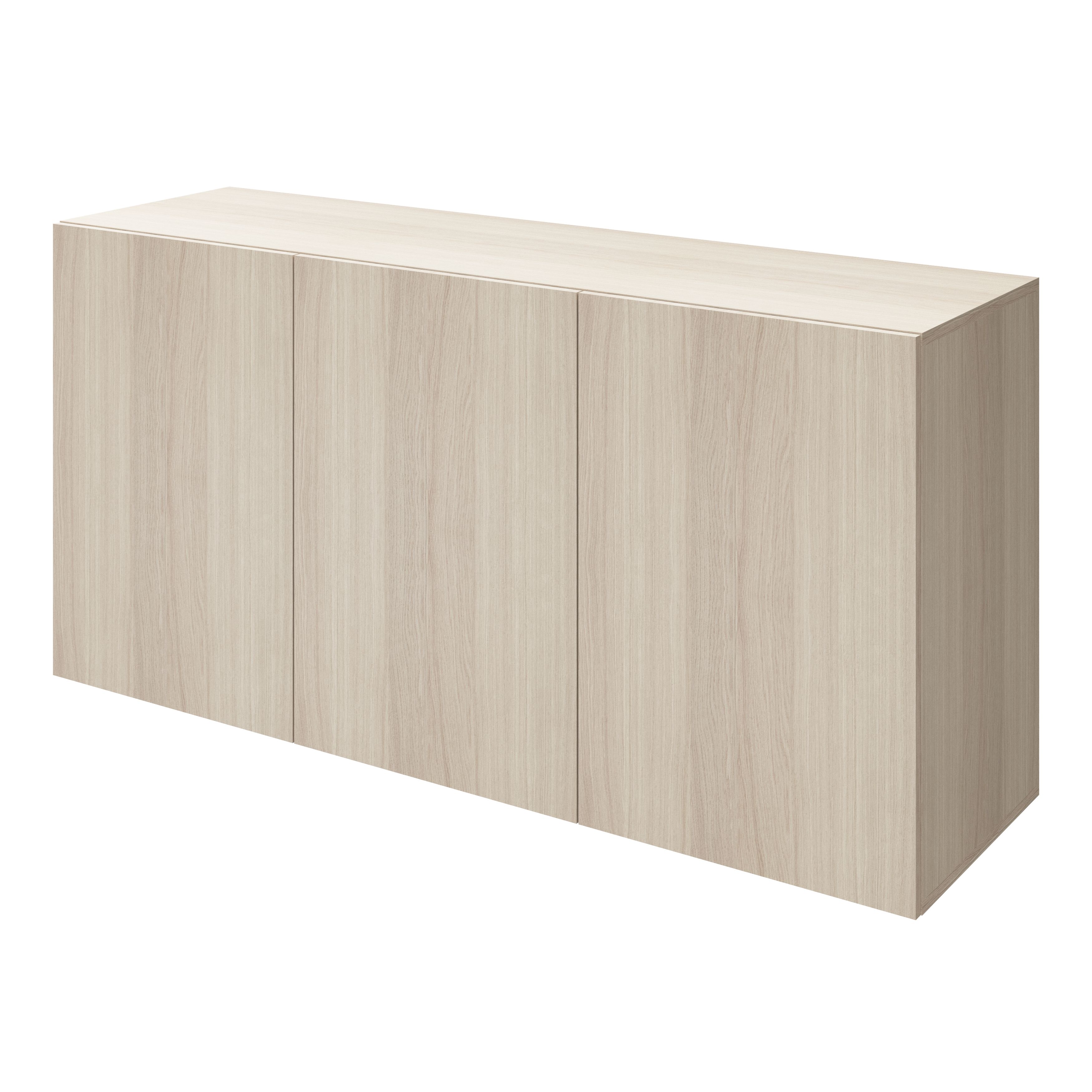 GoodHome Atomia Matt Oak effect Non-mirrored Modular furniture door, (H) 747mm (W) 497mm
