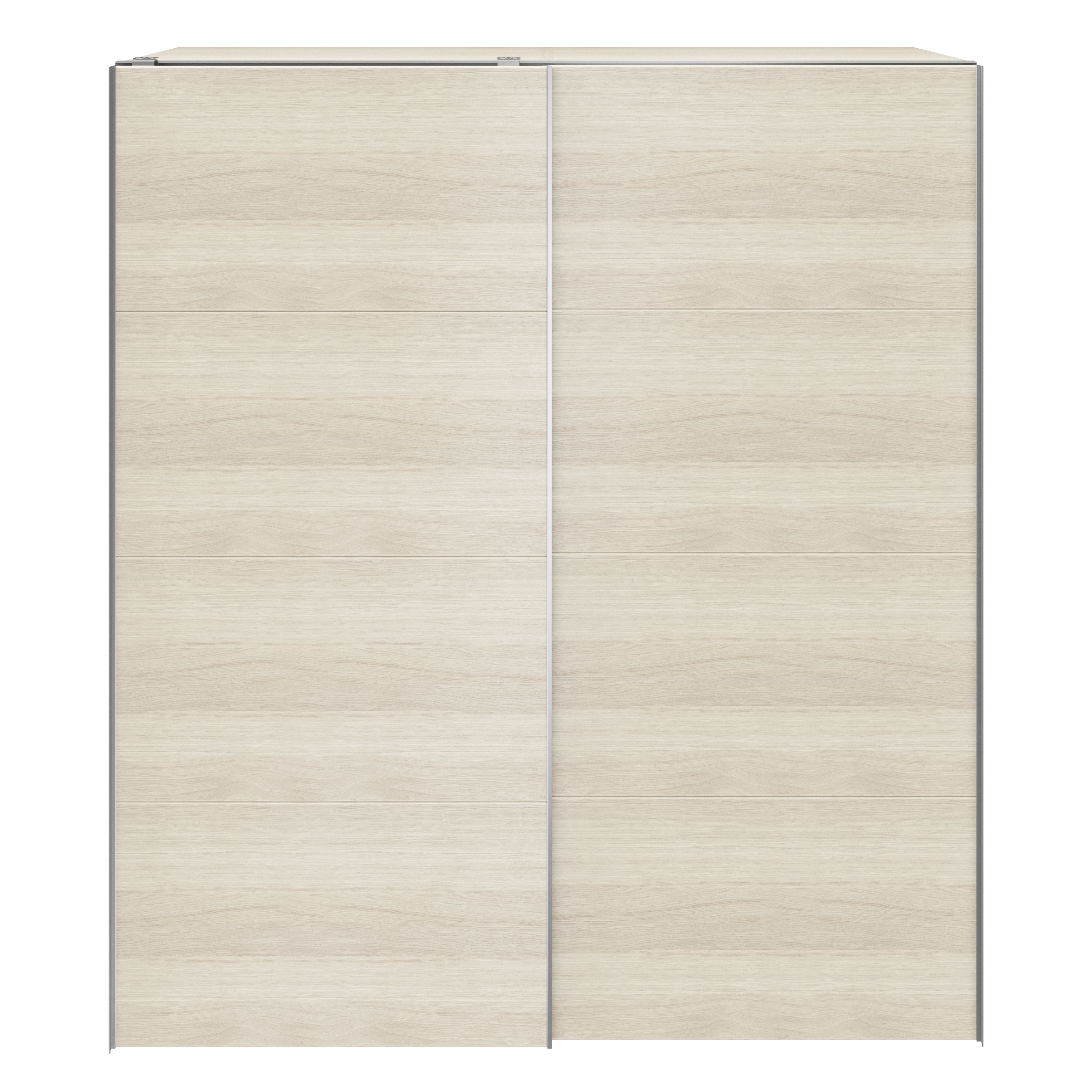 GoodHome Atomia Matt oak effect Particle board Wardrobe (H)2250mm (W)2000mm (D)655mm