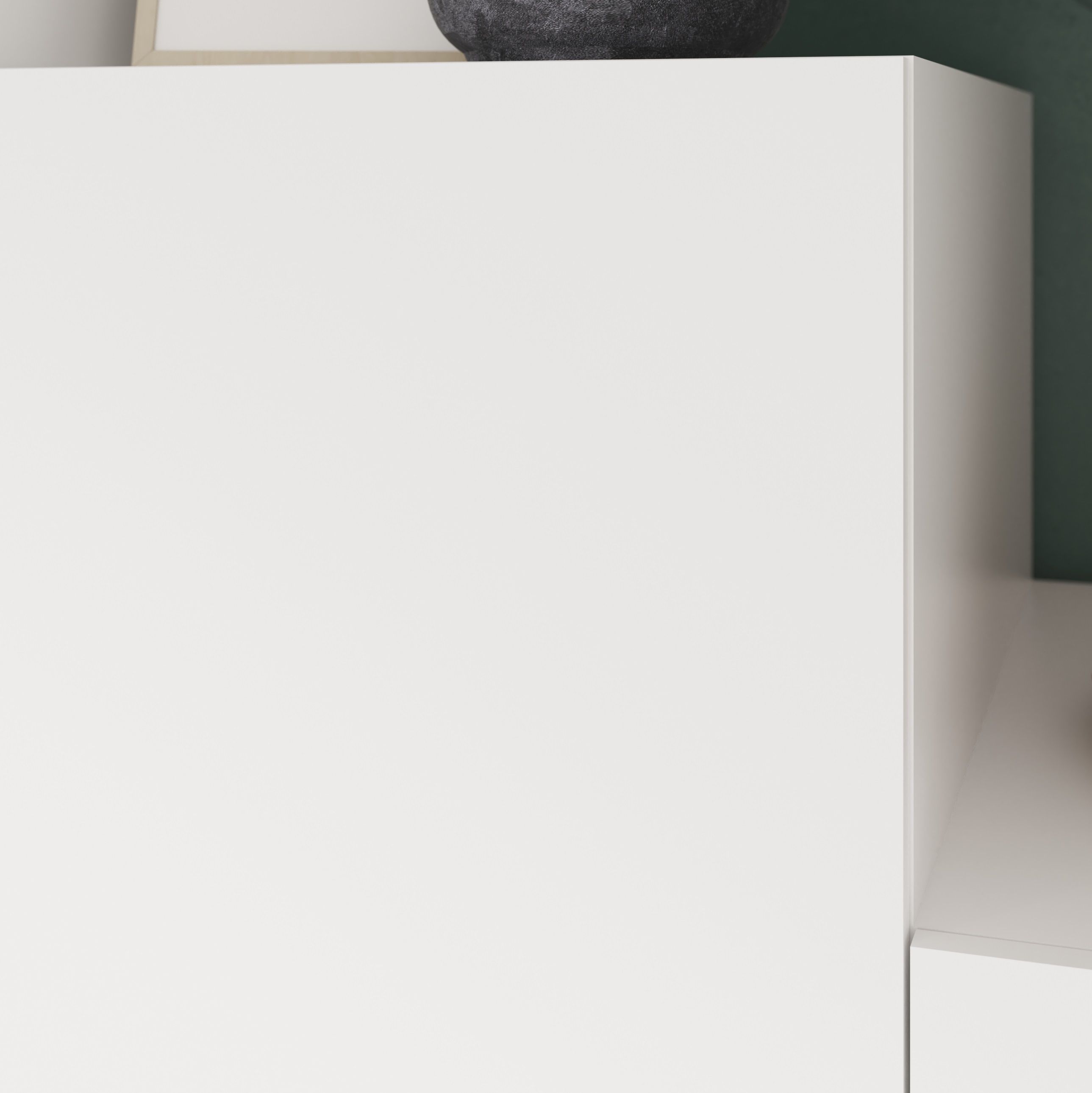 GoodHome Atomia Matt white Bookcases, shelving units & display cabinets