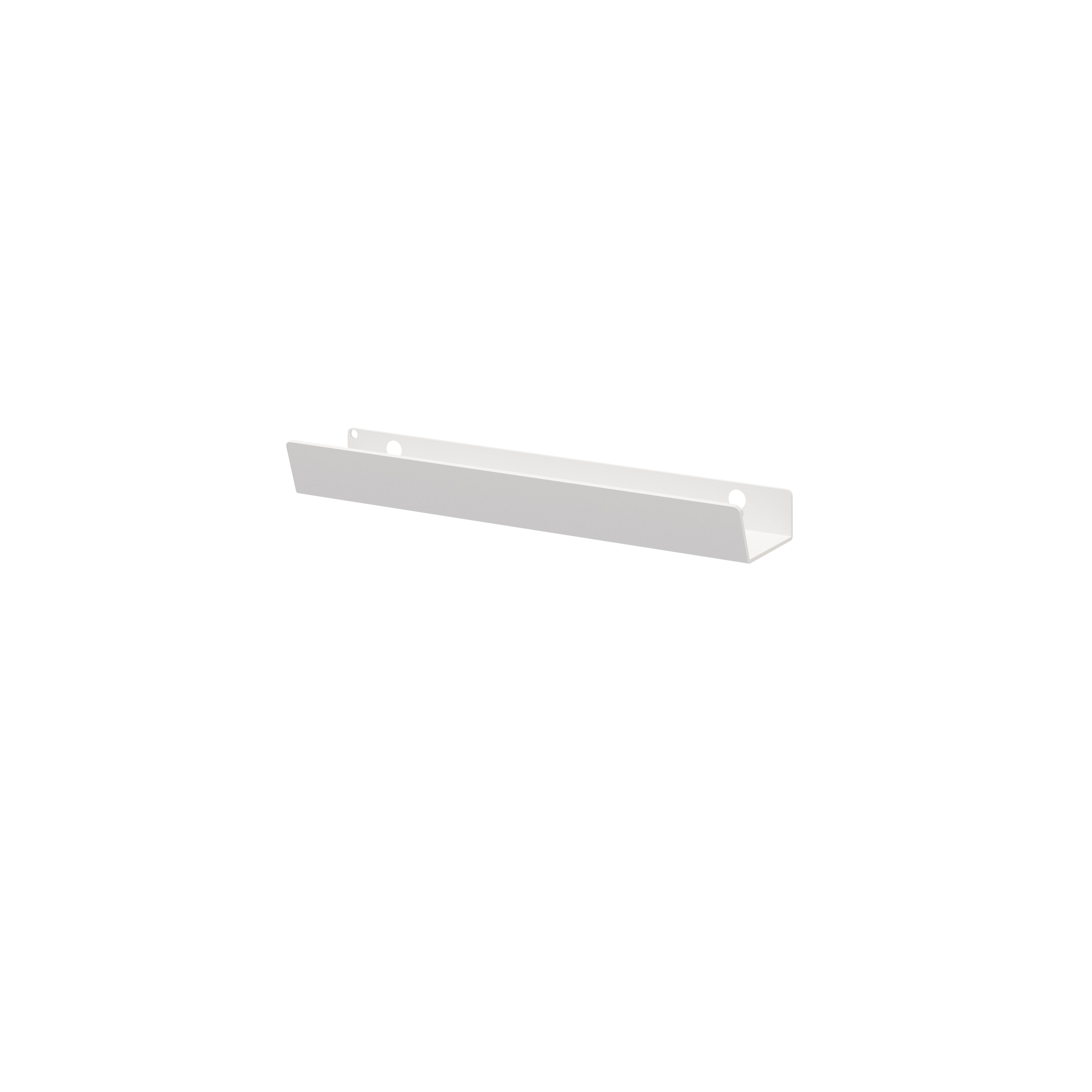 GoodHome Atomia Matt White Doors & drawers Edge Handle, (L)165mm x (D)34.5mm, Pack of 2