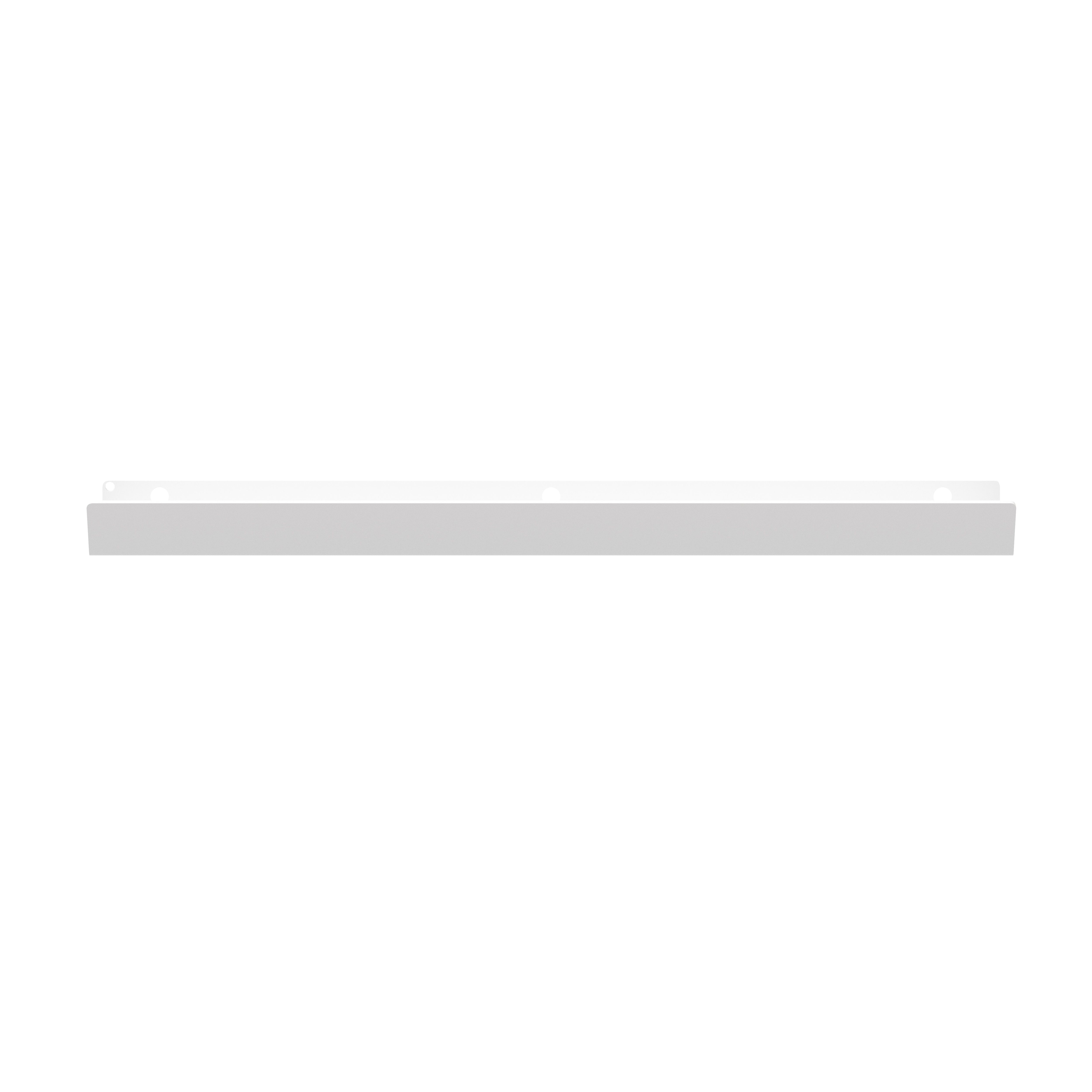 GoodHome Atomia Matt White Doors & drawers Edge Handle (L)29.3cm (D)34.5mm, Pack of 2