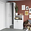 GoodHome Atomia Matt White Doors & drawers Handle (L)29.3cm, Pack of 2