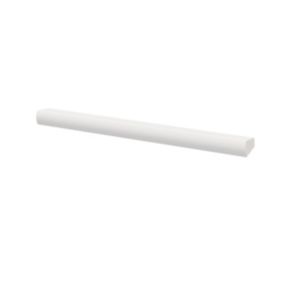GoodHome Atomia Matt White Front Doors & drawers Handle (L)293mm (H)28mm, Pack of 2
