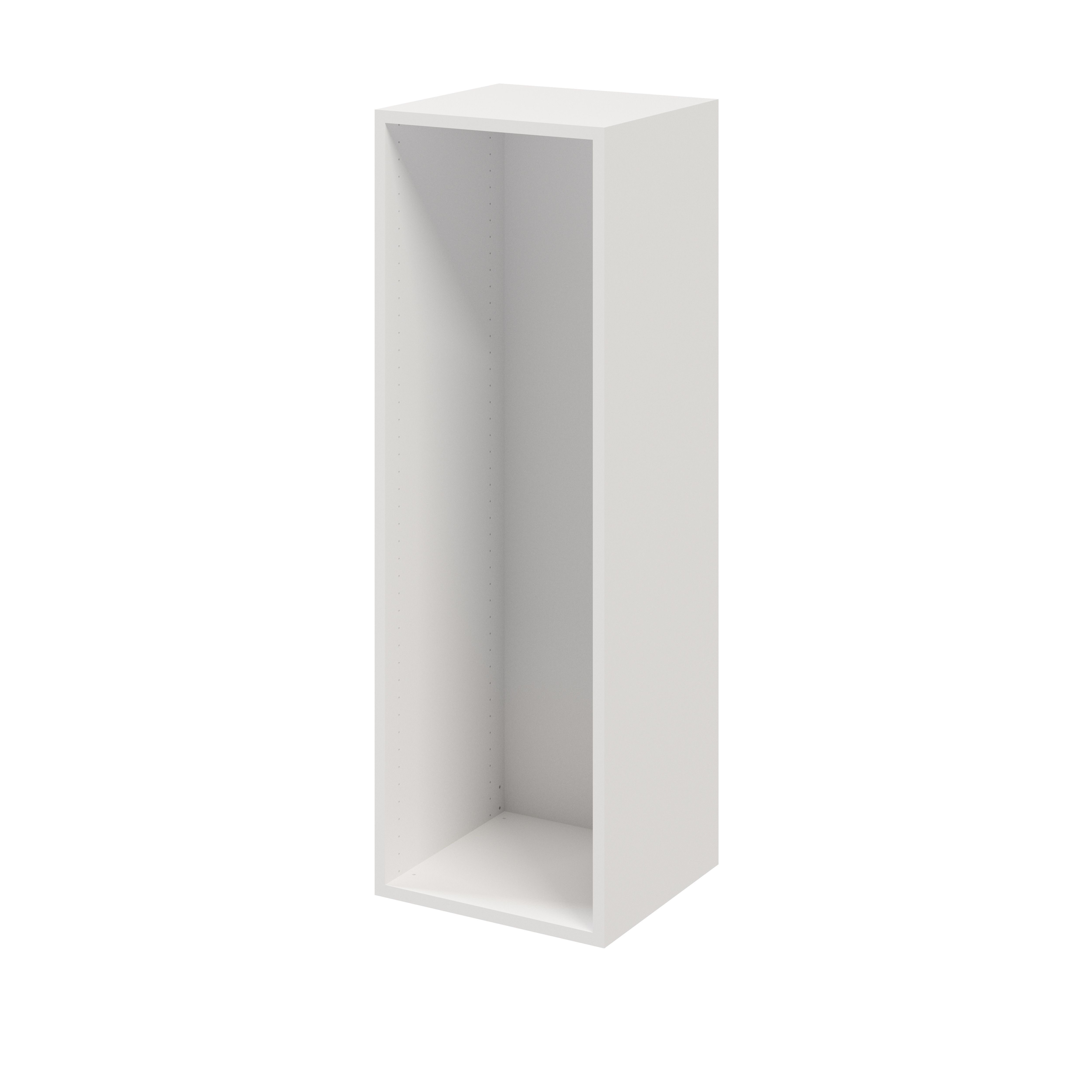 GoodHome Atomia Matt White Modular furniture cabinet, (H)1125mm (W)375mm (D)350mm