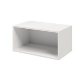 GoodHome Atomia Matt White Modular furniture cabinet, (H)375mm (W)750mm (D)450mm