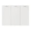 GoodHome Atomia Matt White Non-mirrored Modular furniture door, (H) 1122mm (W) 497mm
