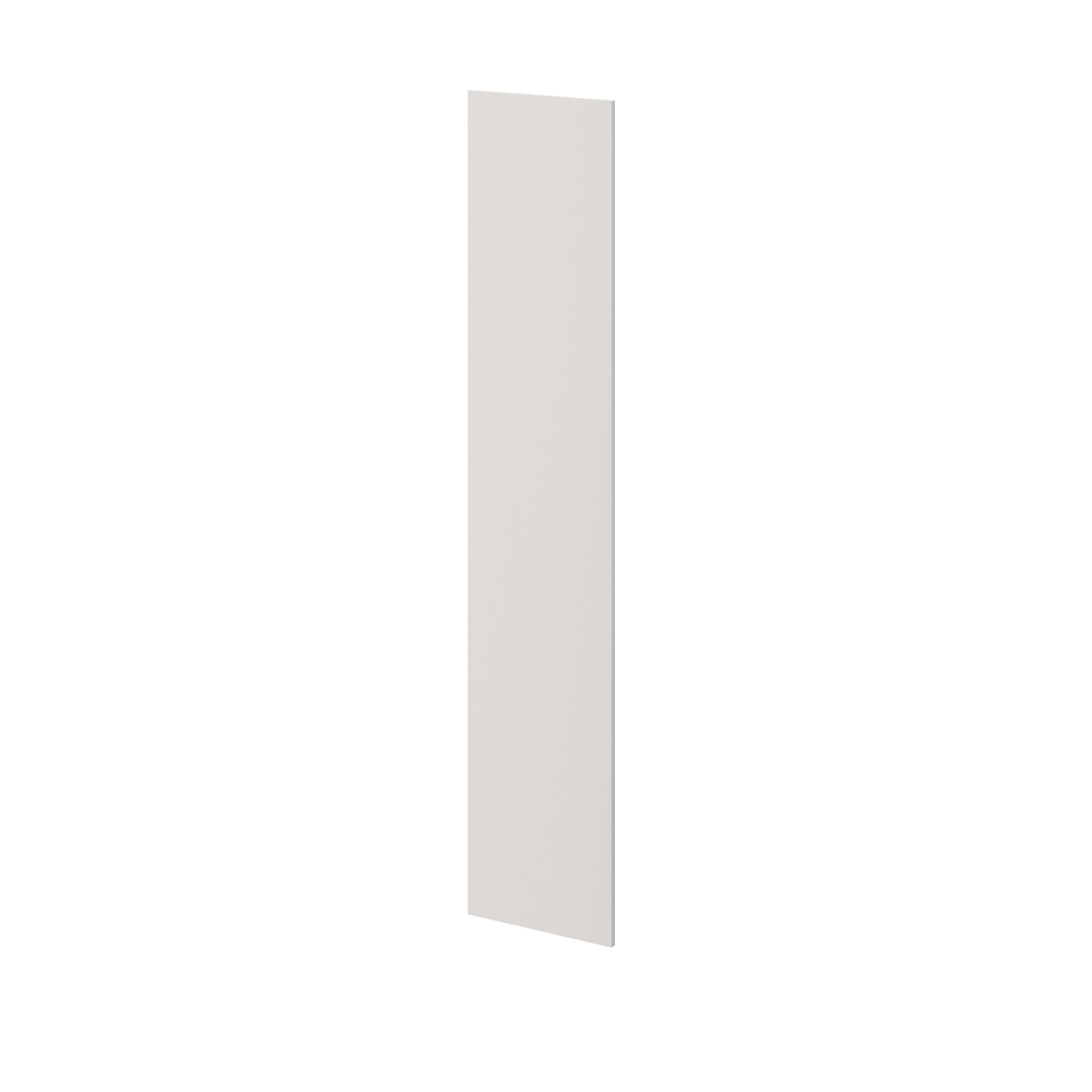 GoodHome Atomia Matt White Non-mirrored Modular furniture door, (H) 1872mm (W) 372mm