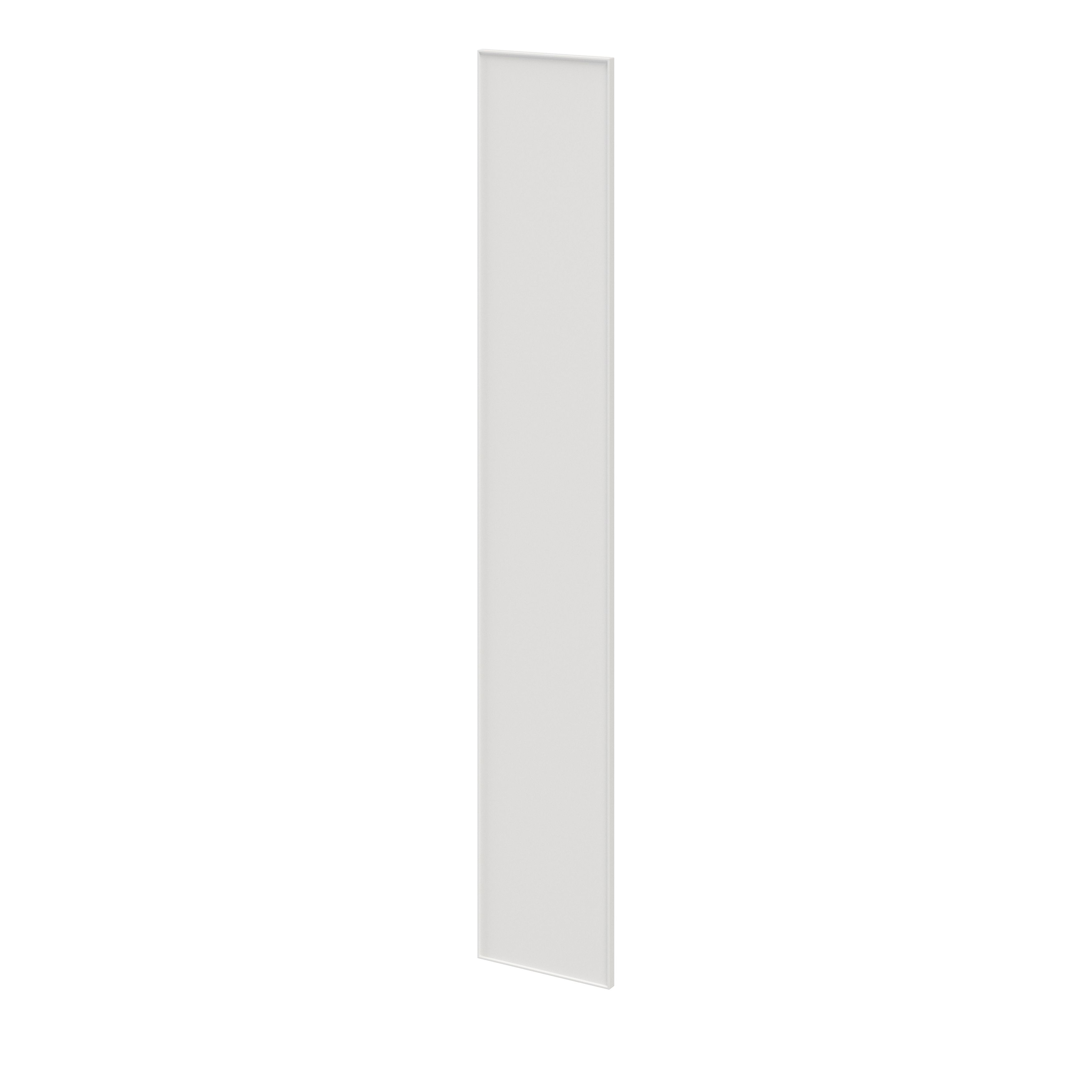 GoodHome Atomia Matt White Non-mirrored Modular furniture door, (H) 2247mm (W) 372mm