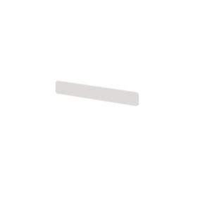 GoodHome Atomia Matt White Powder-coated Front Doors & drawers Handle (L)165mm, Pack of 2