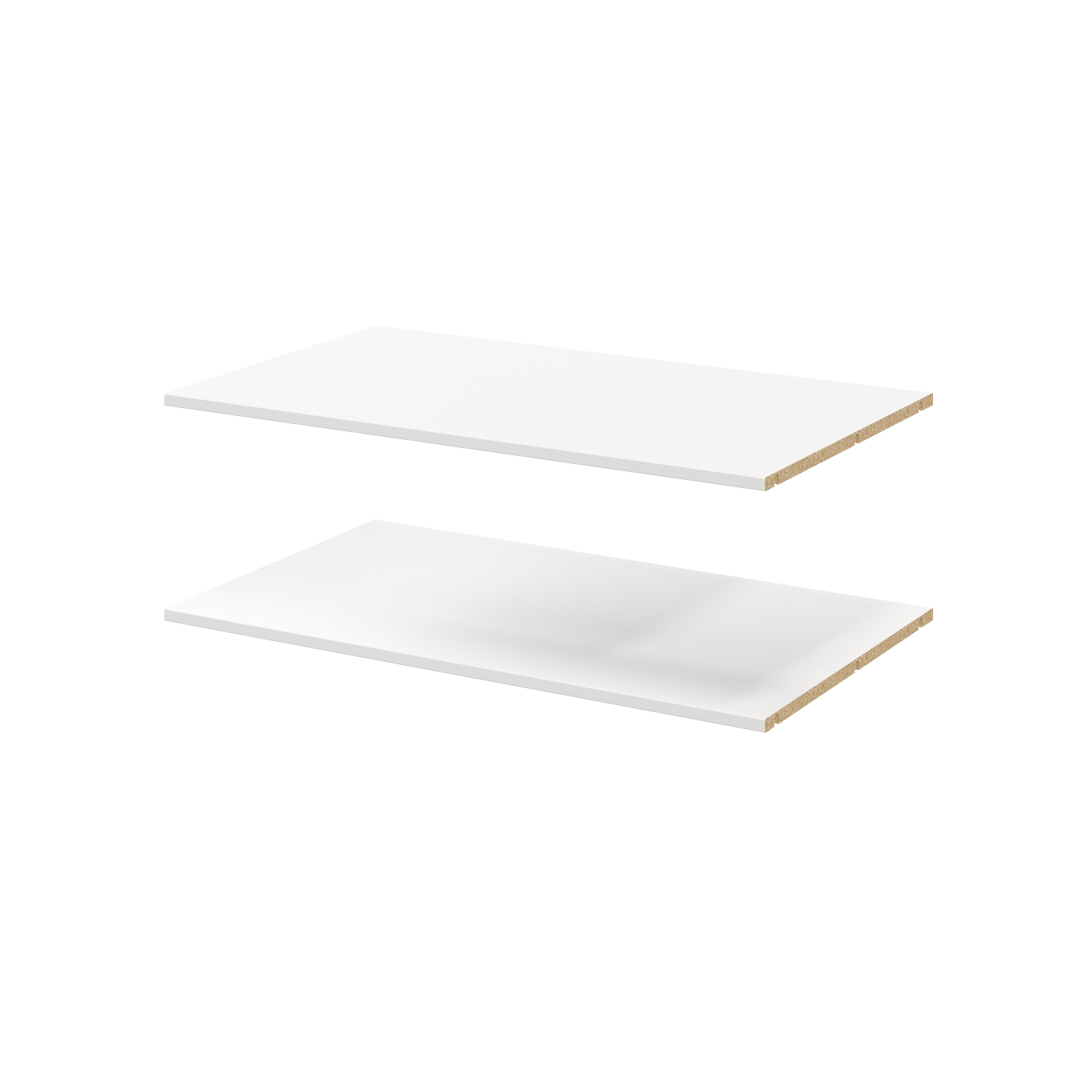 GoodHome Atomia Matt white Shelf, (L)964mm (D)562mm