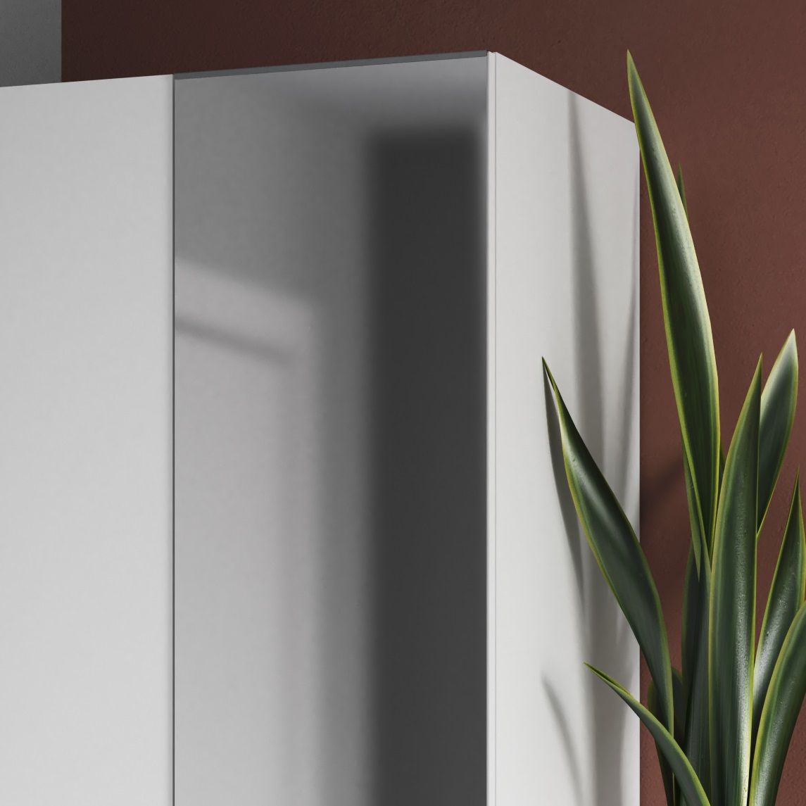 GoodHome Atomia Mirrored door Modular furniture door, (H) 2247mm (W) 497mm