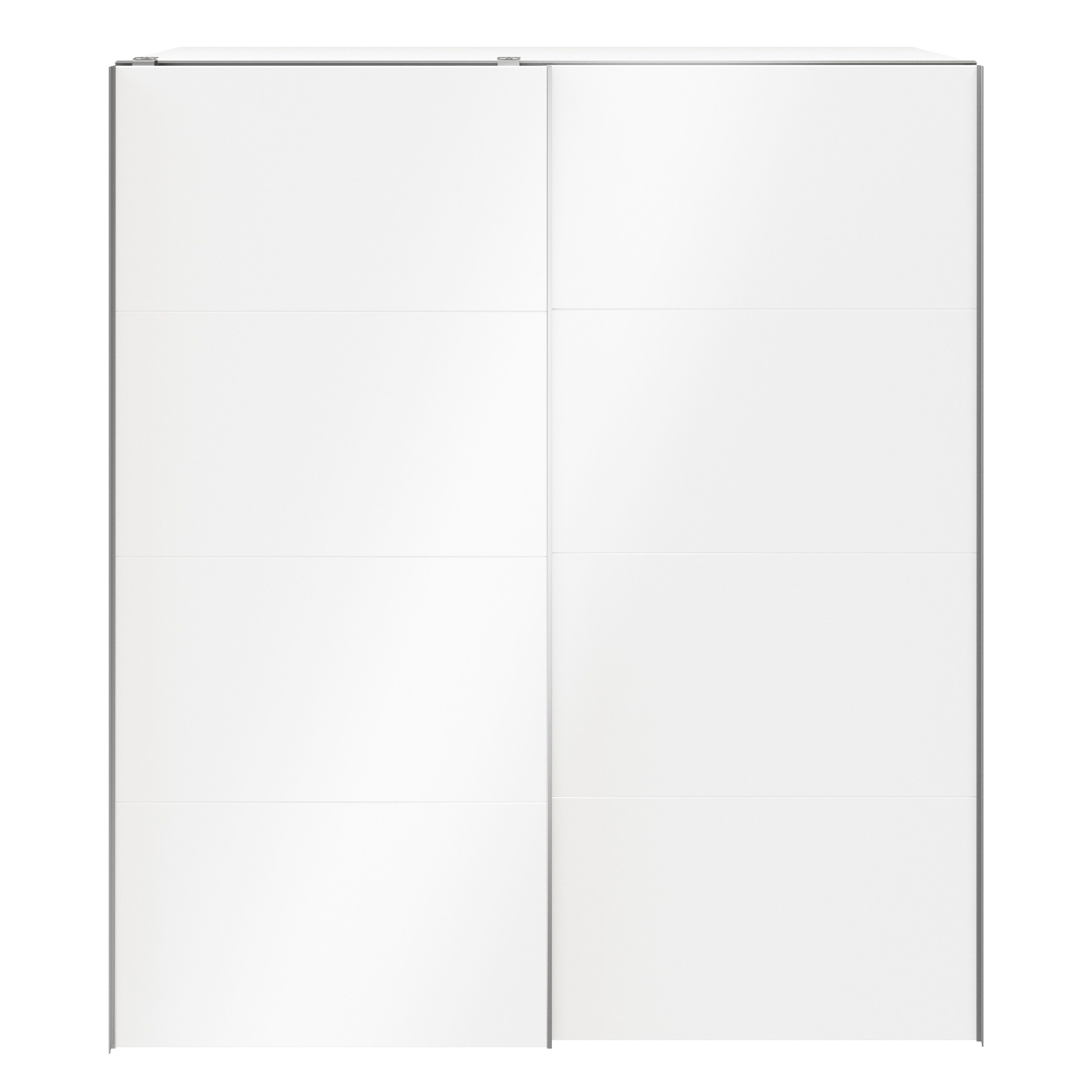 GoodHome Atomia Modern High gloss White Particle board Large Double Wardrobe (H)2250mm (W)2000mm (D)655mm