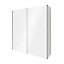 GoodHome Atomia Modern High gloss White Particle board Large Double Wardrobe (H)2250mm (W)2000mm (D)655mm