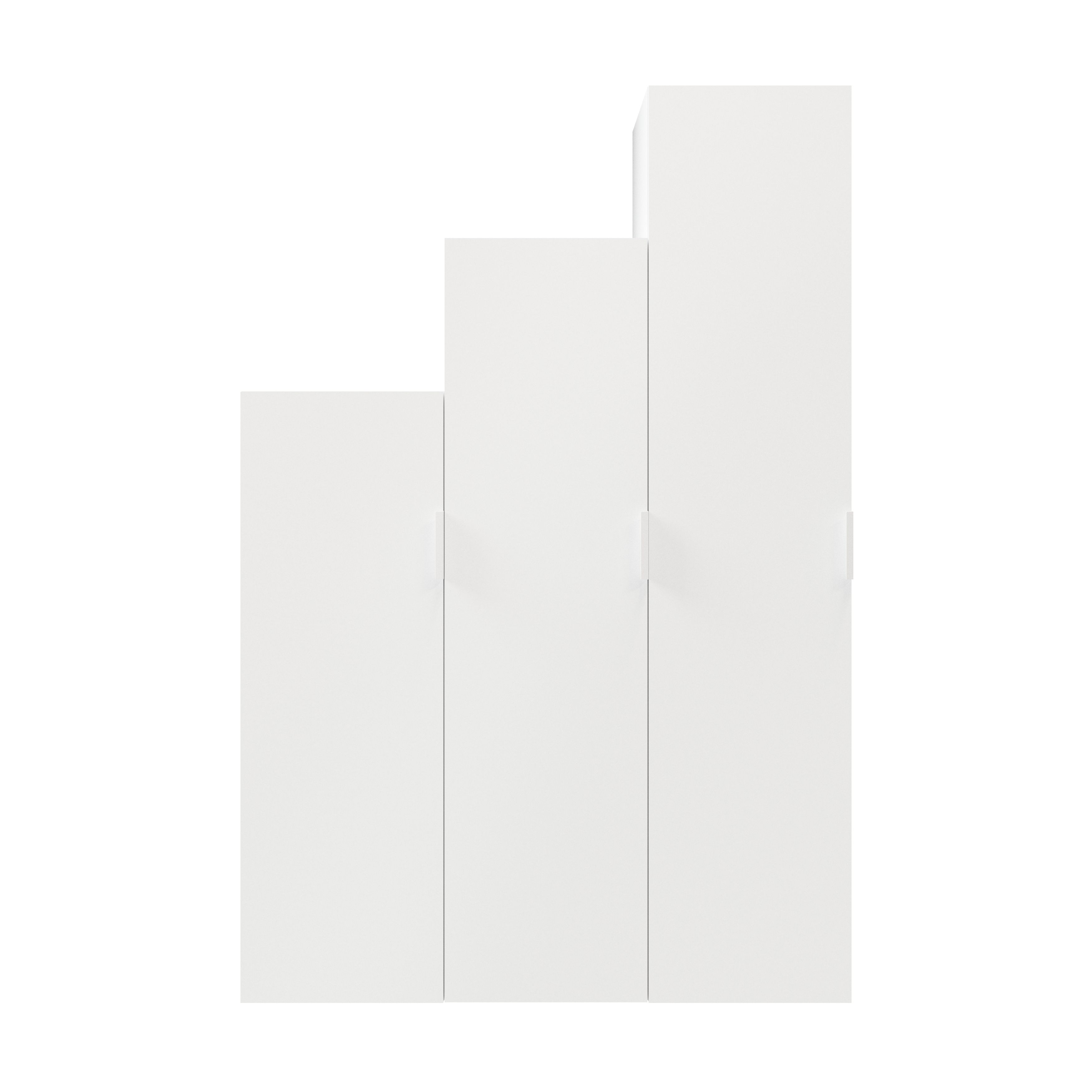 GoodHome Atomia Modern Matt white Medium Wardrobe (H)2250mm (W)1500mm (D)580mm