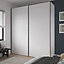GoodHome Atomia Modern Matt white Particle board Large Double Wardrobe (H)2250mm (W)1500mm (D)655mm
