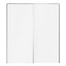 GoodHome Atomia Modern Matt White Particle board Large Double Wardrobe (H)2250mm (W)2000mm (D)655mm