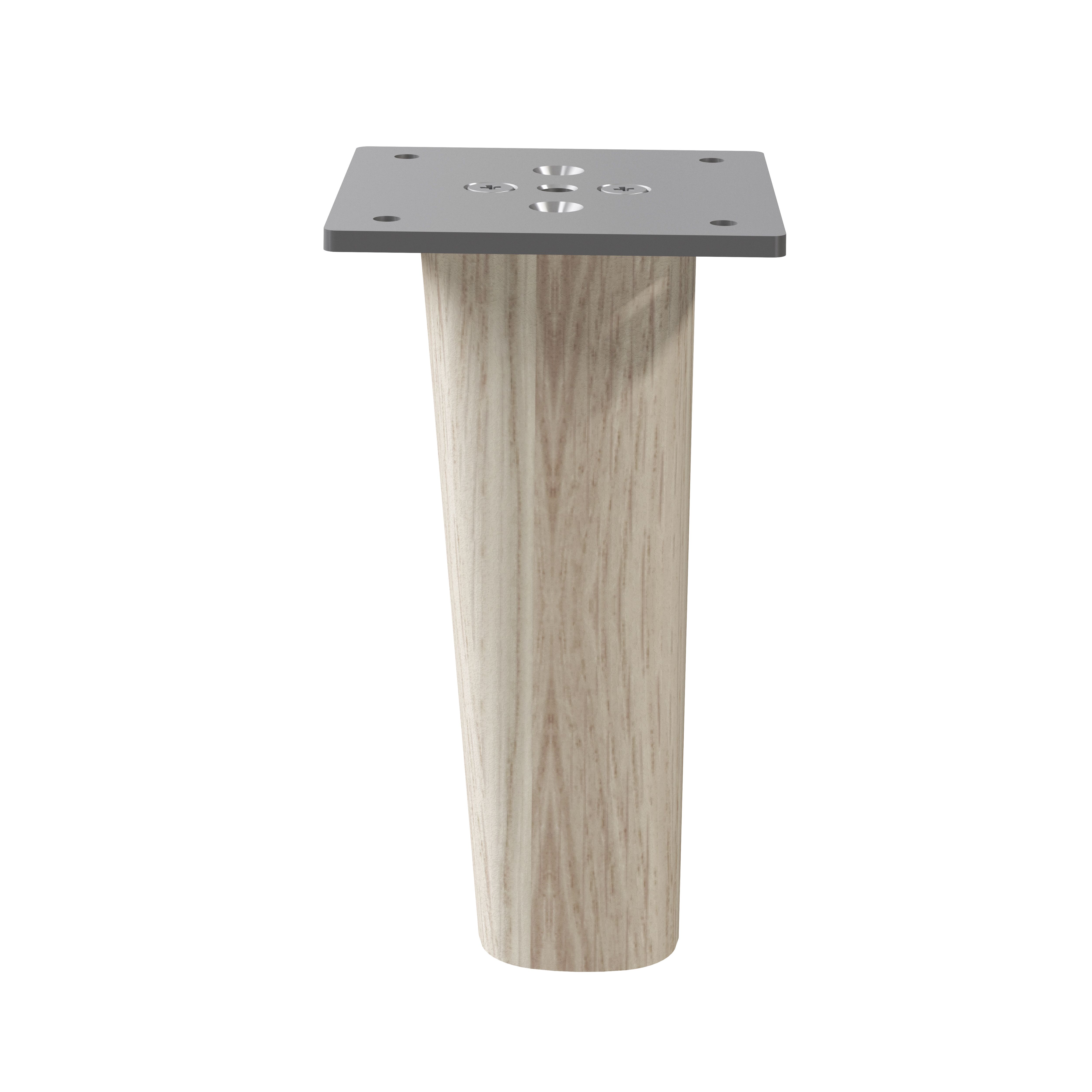GoodHome Atomia Natural Cabinet feet 65mm 110mm, Pack of 2