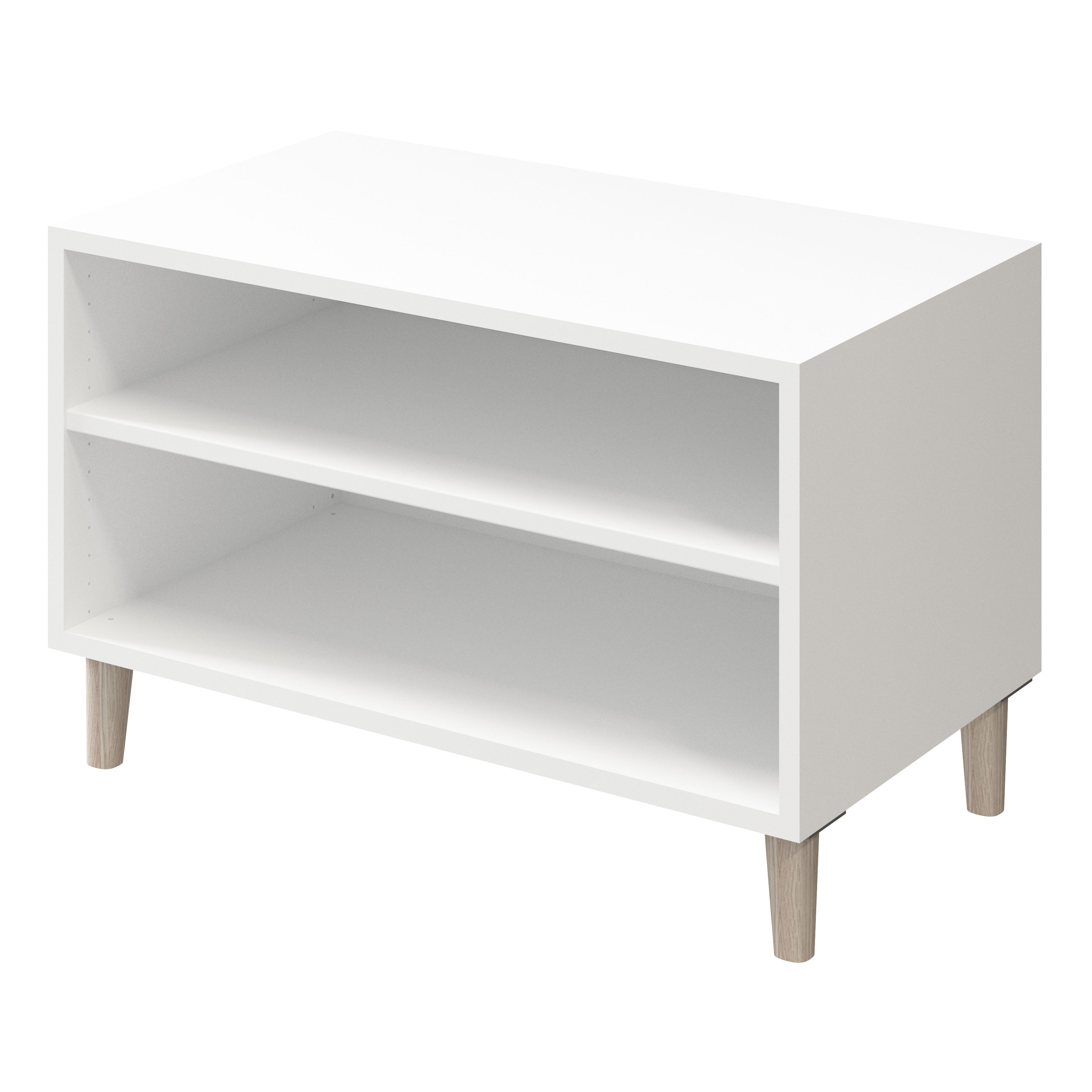 GoodHome Atomia Natural Cabinet feet 65mm 110mm, Pack of 2