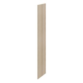GoodHome Atomia Oak effect End panel, (H)2600mm (W)580mm