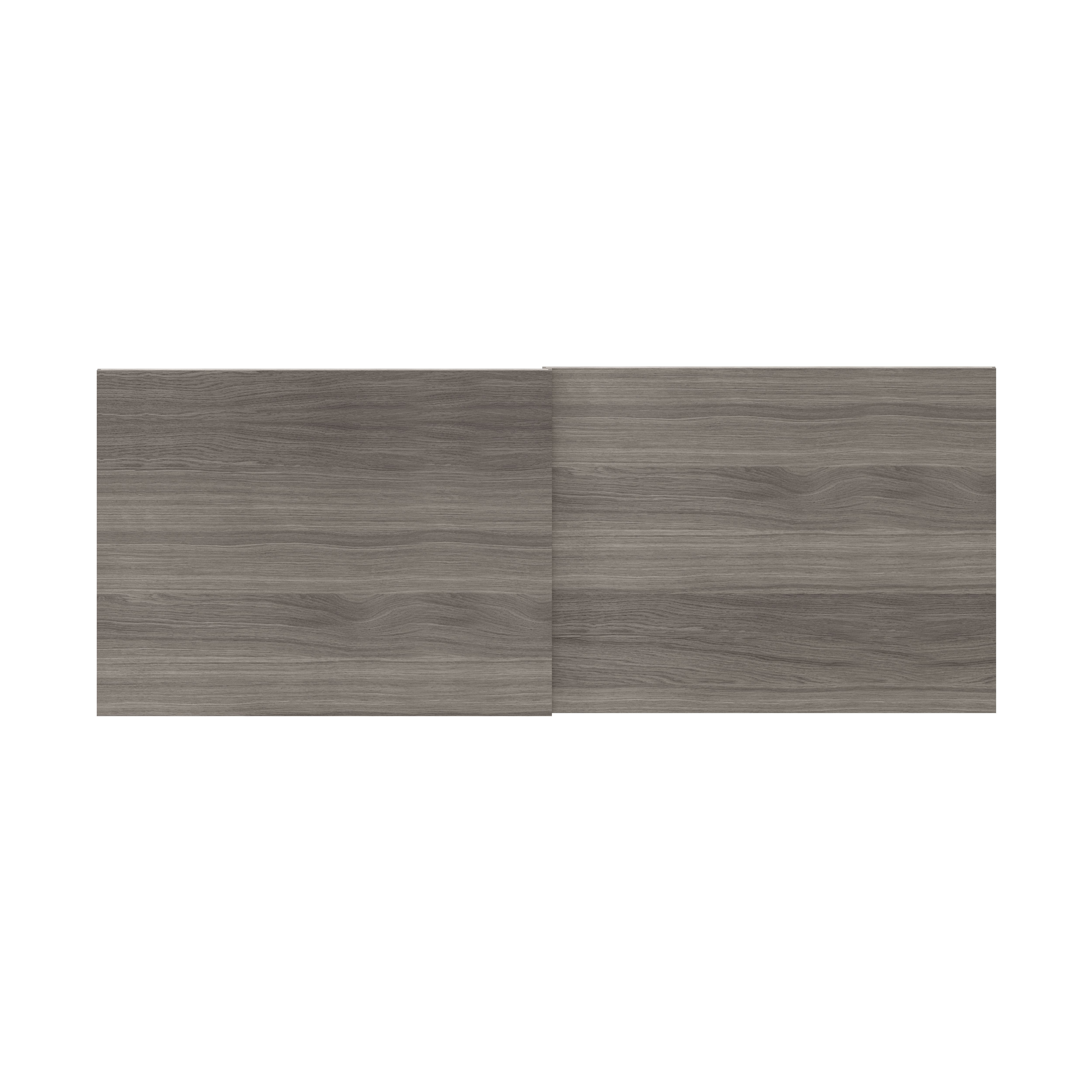 GoodHome Atomia Oak effect Matt Sliding wardrobe door, (H)560mm (W) 737mm Pack of 4