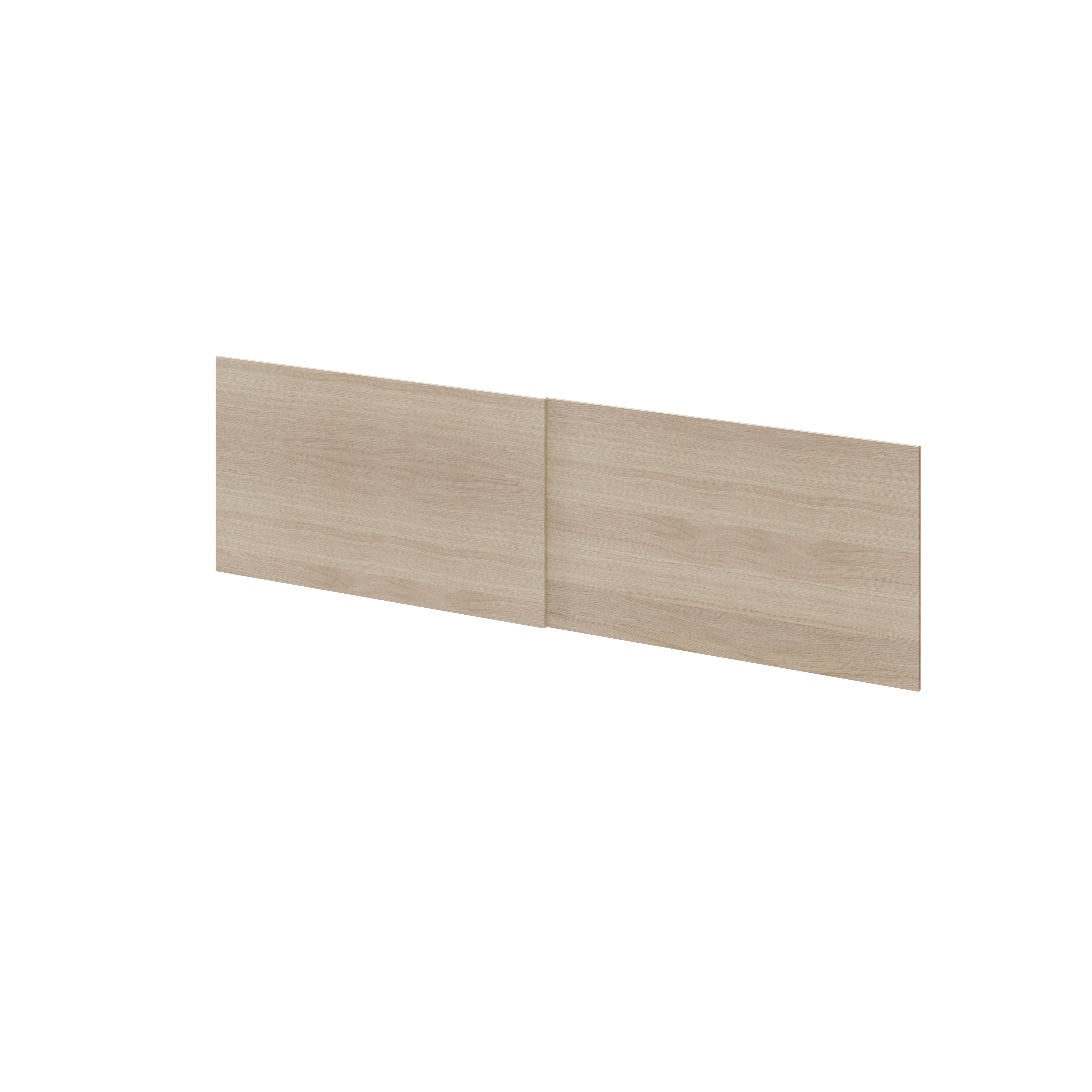 GoodHome Atomia Oak effect Matt Sliding wardrobe door, (H)560mm (W) 987mm Pack of 4