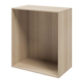 GoodHome Atomia Oak effect Modular furniture cabinet, (H)1125mm (W)1000mm (D)580mm