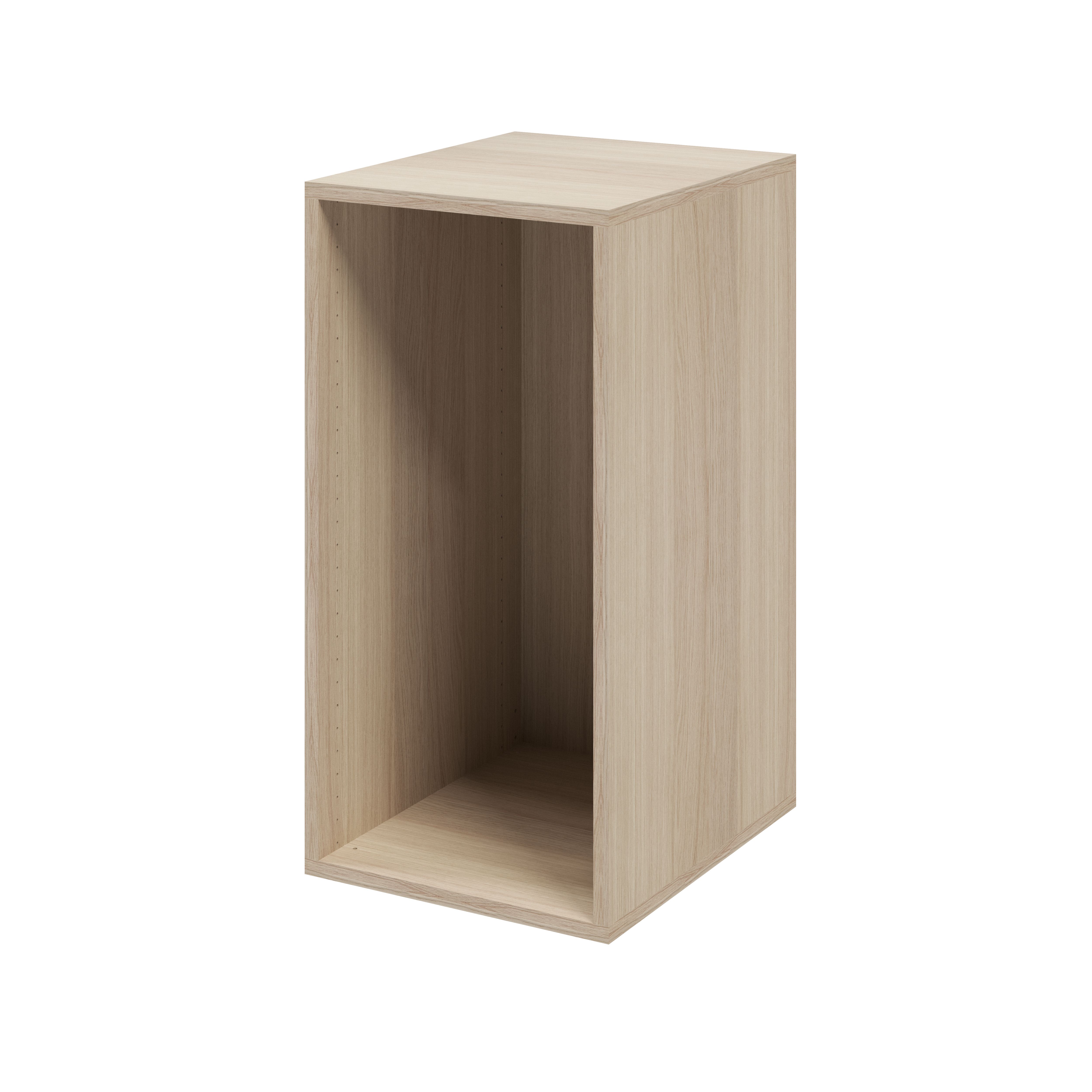 GoodHome Atomia Oak effect Modular furniture cabinet, (H)750mm (W)375mm ...