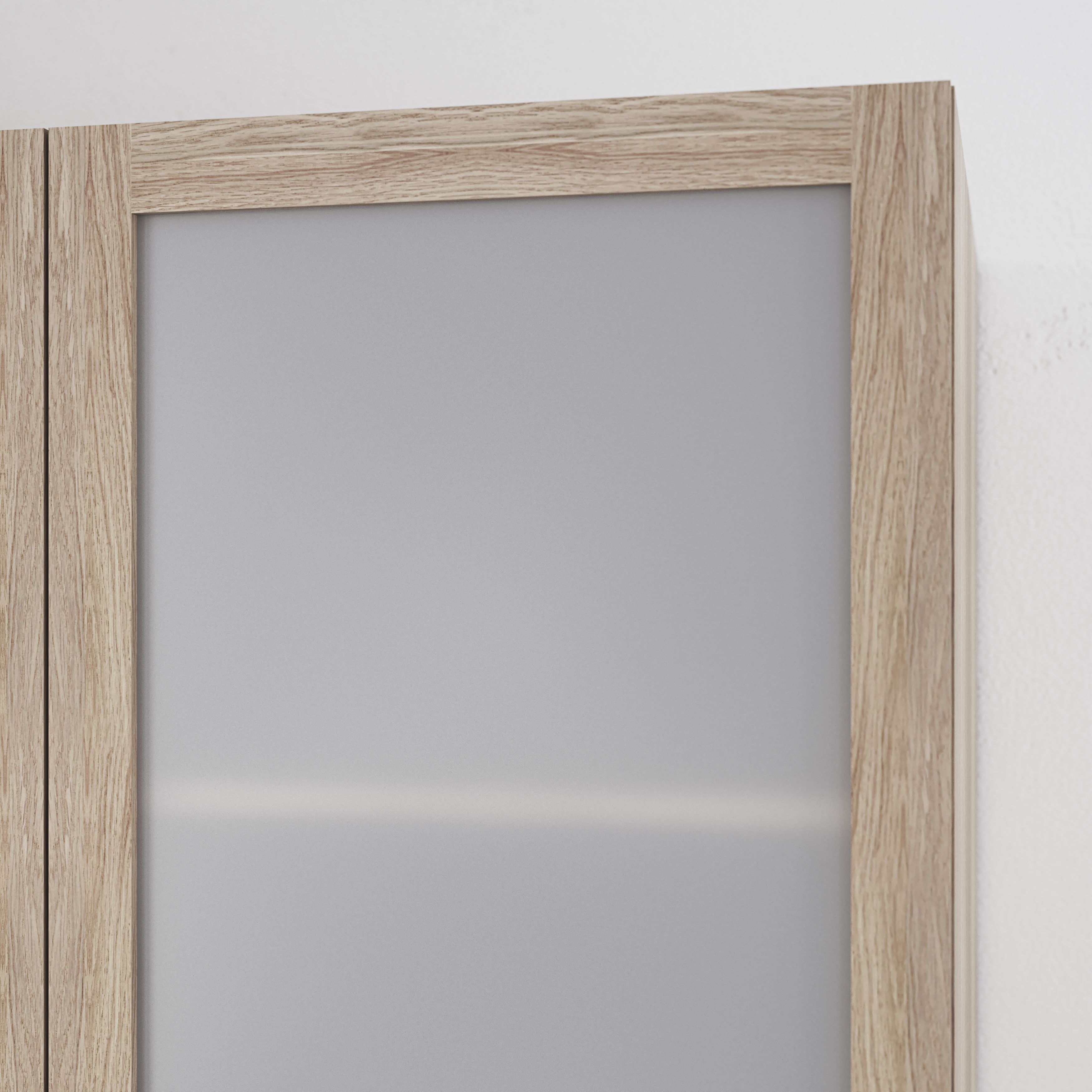 GoodHome Atomia Oak effect Opaque Non-mirrored Modular furniture door, (H) 2247mm (W) 497mm