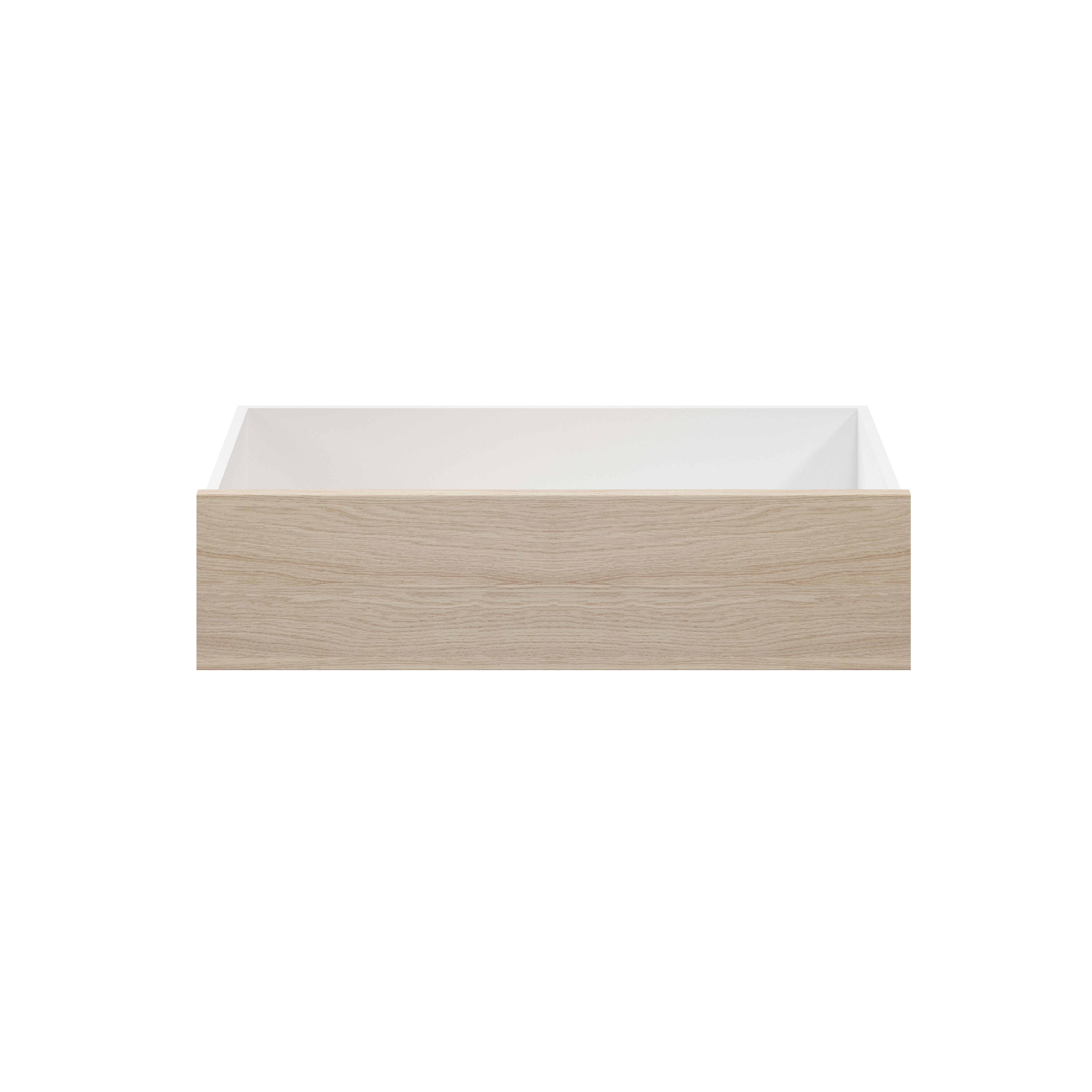 GoodHome Atomia Oak effect Slab Internal Drawer (H)170mm (W)714mm (D)390mm